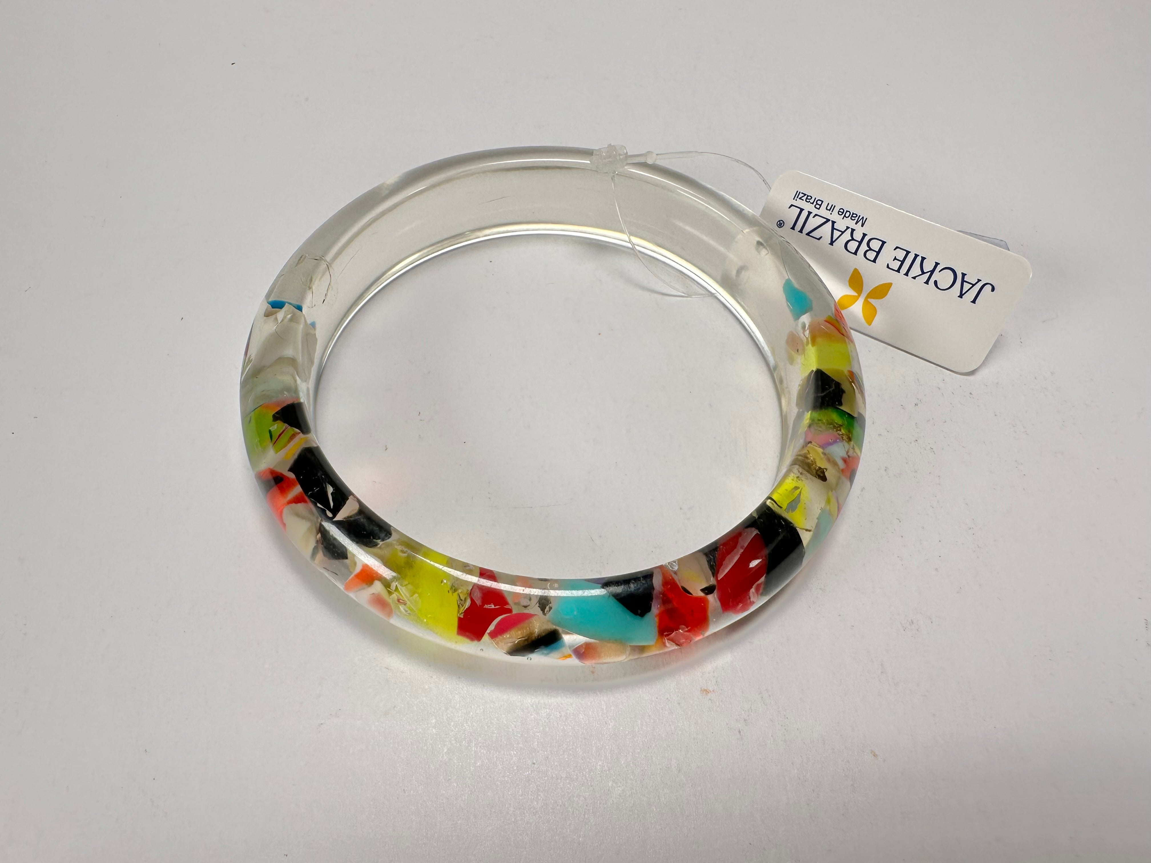Jackie Brazil "Cushie" Cascade Solid Round 1.3cm Bangle ( B0300 )