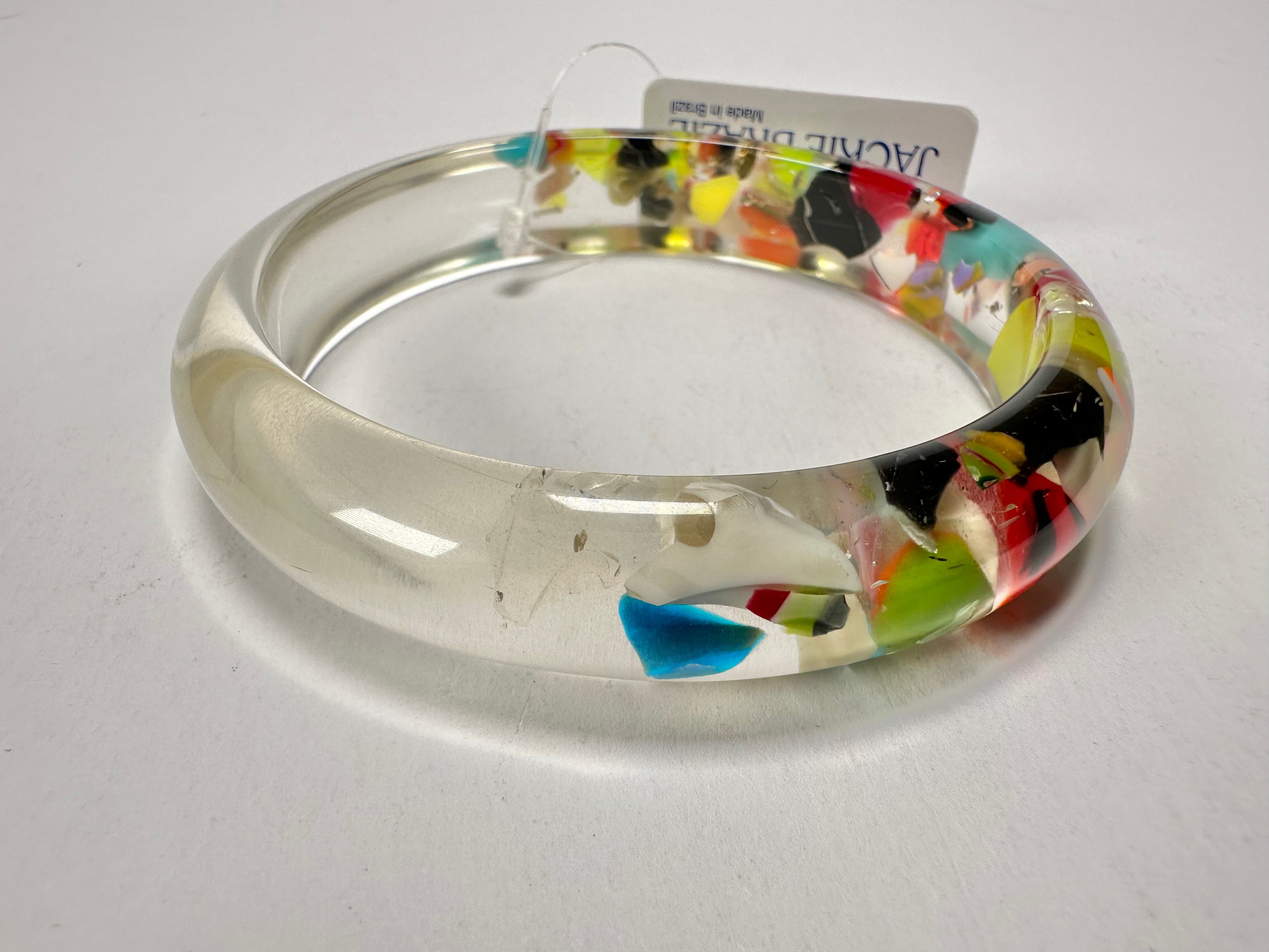 Jackie Brazil "Cushie" Cascade Solid Round 1.3cm Bangle ( B0300 )
