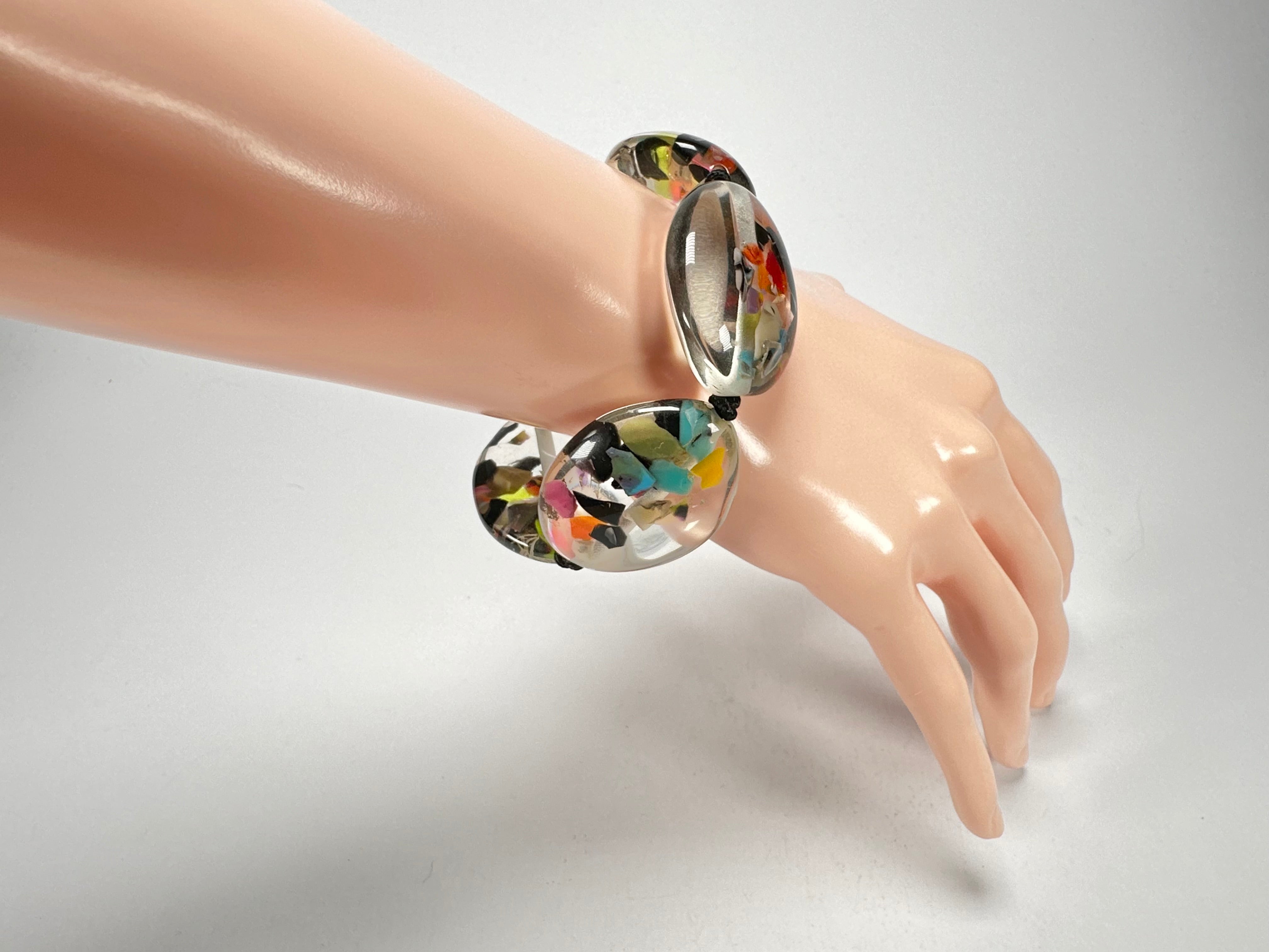 Jackie Brazil "Kathy" Cascade Small Riverstones Bracelet ( B0800 )