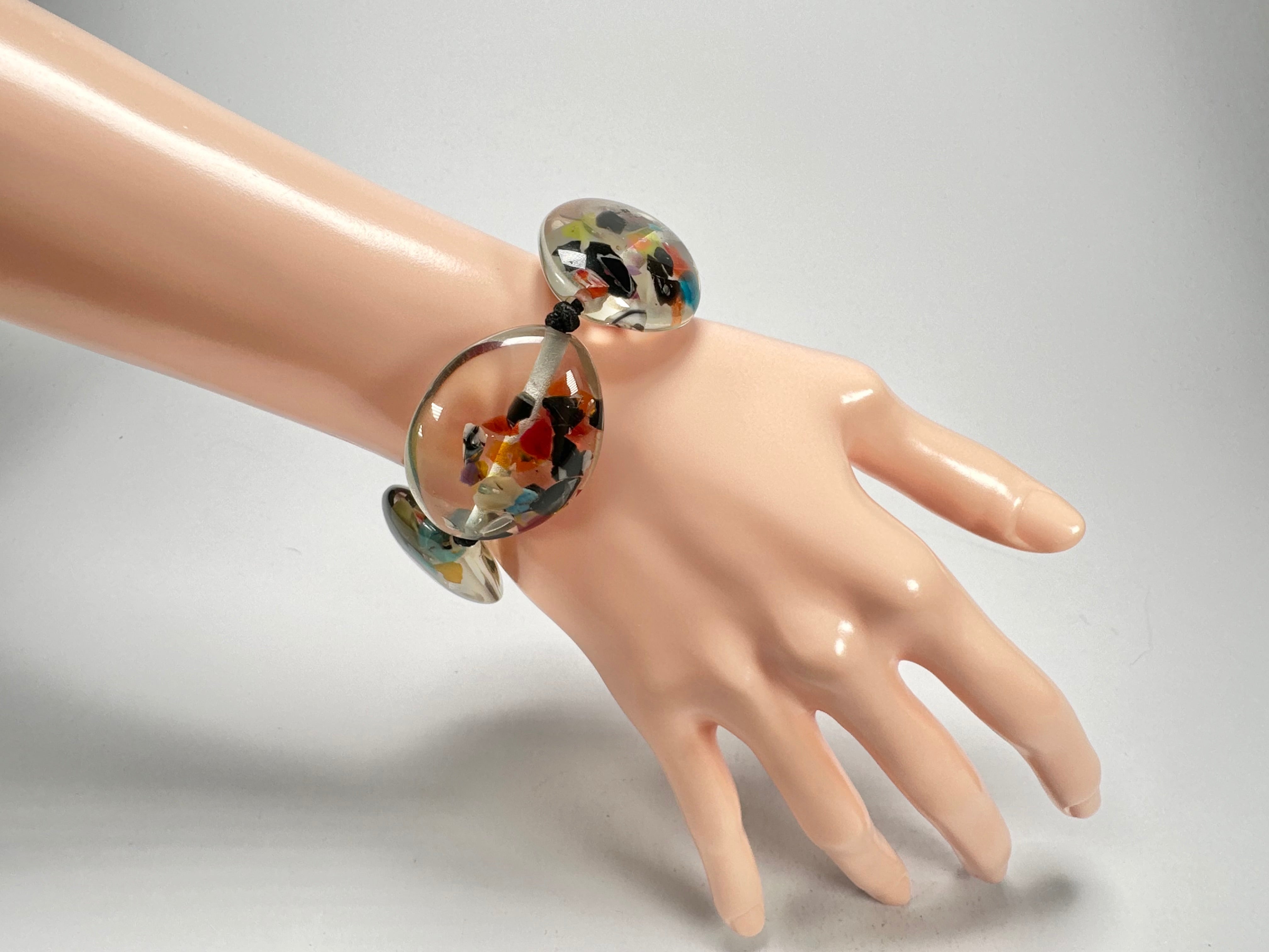 Jackie Brazil "Kathy" Cascade Small Riverstones Bracelet ( B0800 )
