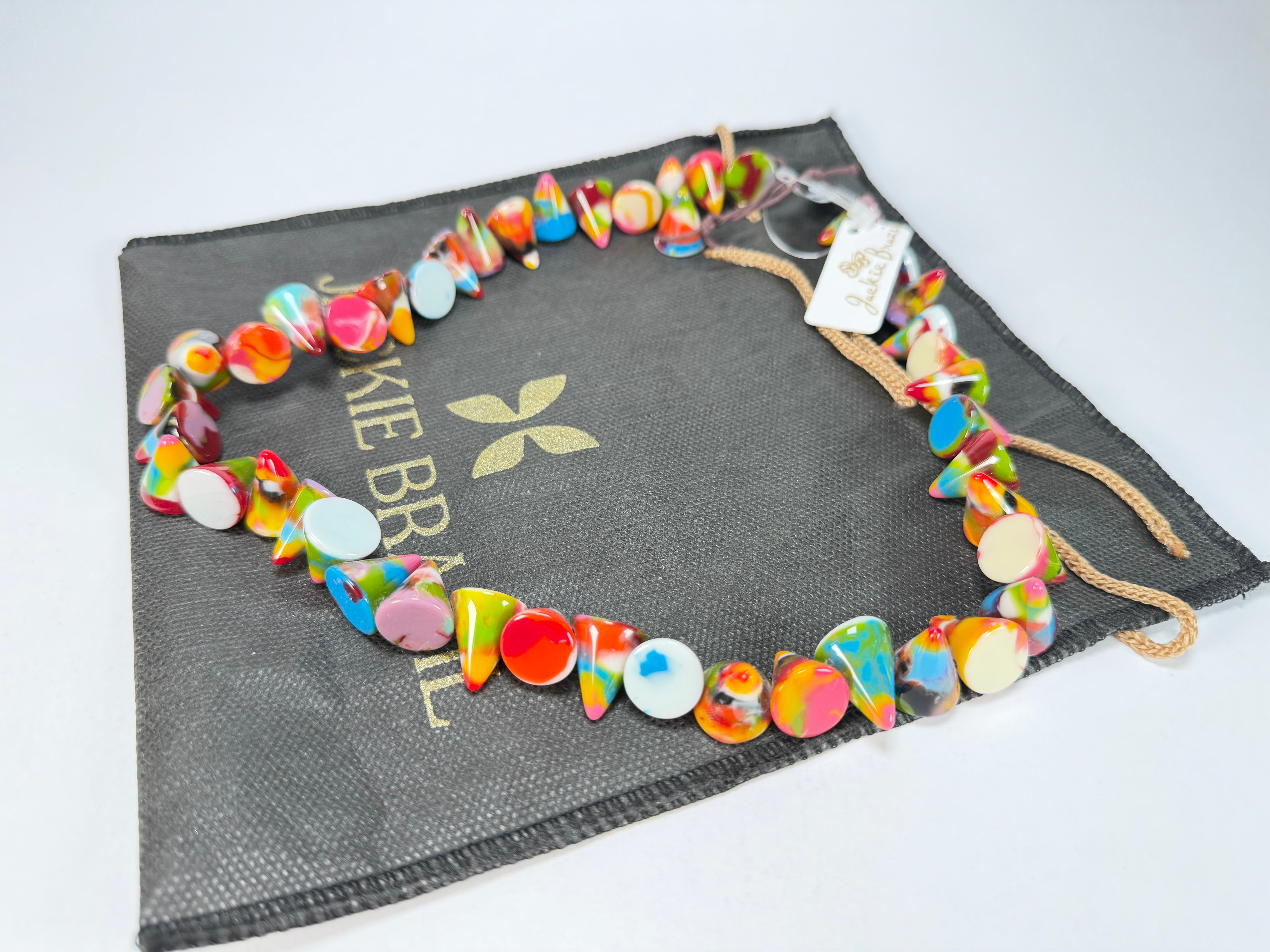 Jackie Brazil "Corina" Small Cones Kandinsky 55cm Necklace ( N0058 )