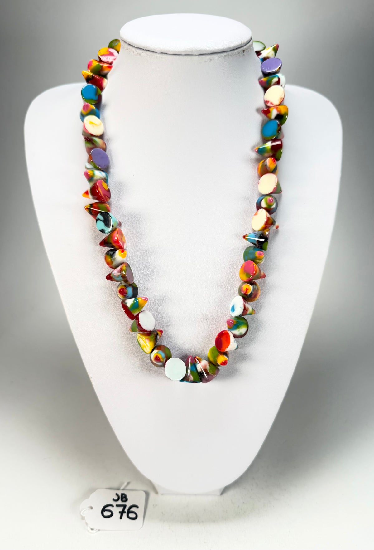 Jackie Brazil "Corina" Small Cones Kandinsky 55cm Necklace ( N0058 )