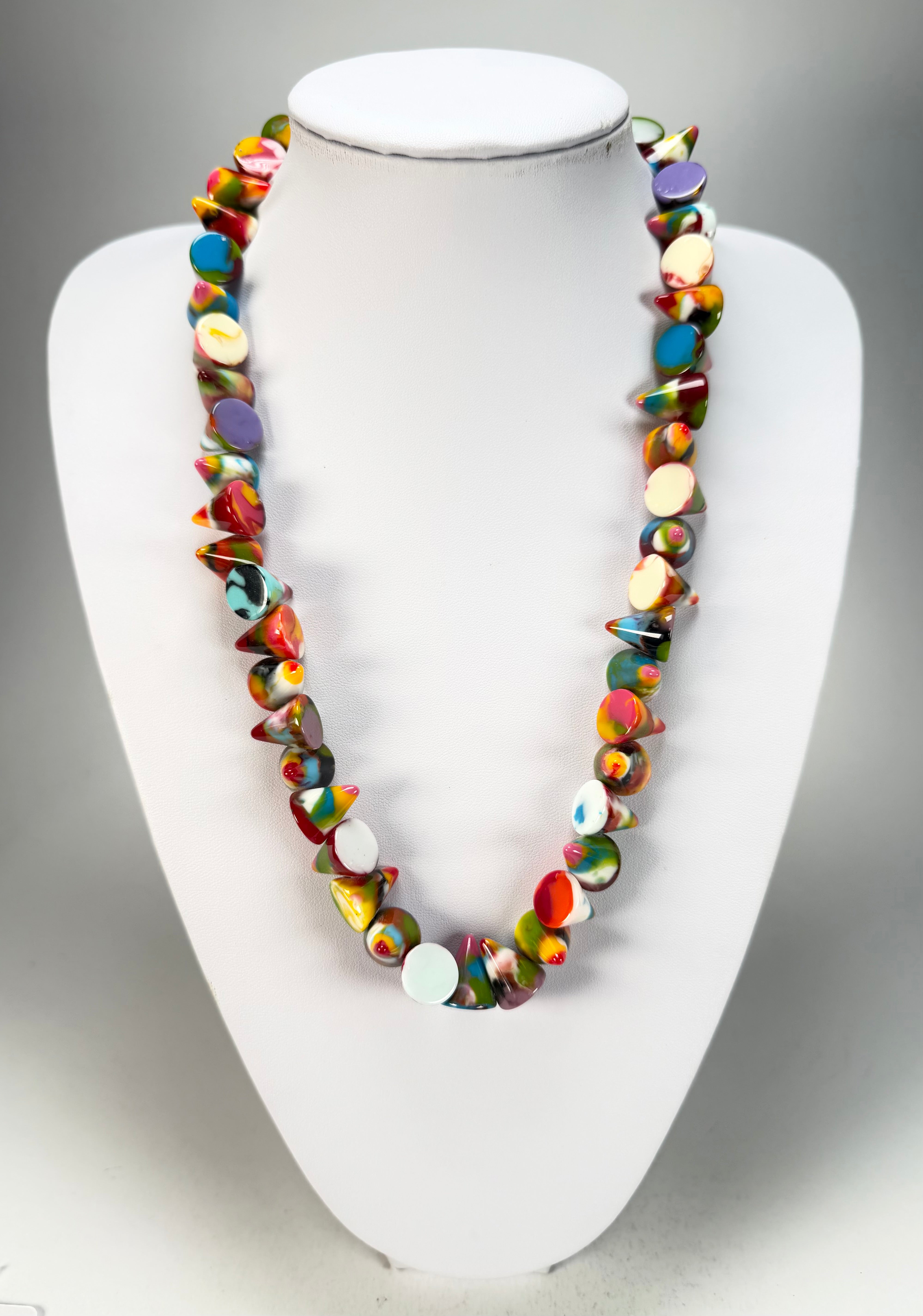 Jackie Brazil "Corina" Small Cones Kandinsky 55cm Necklace ( N0058 )