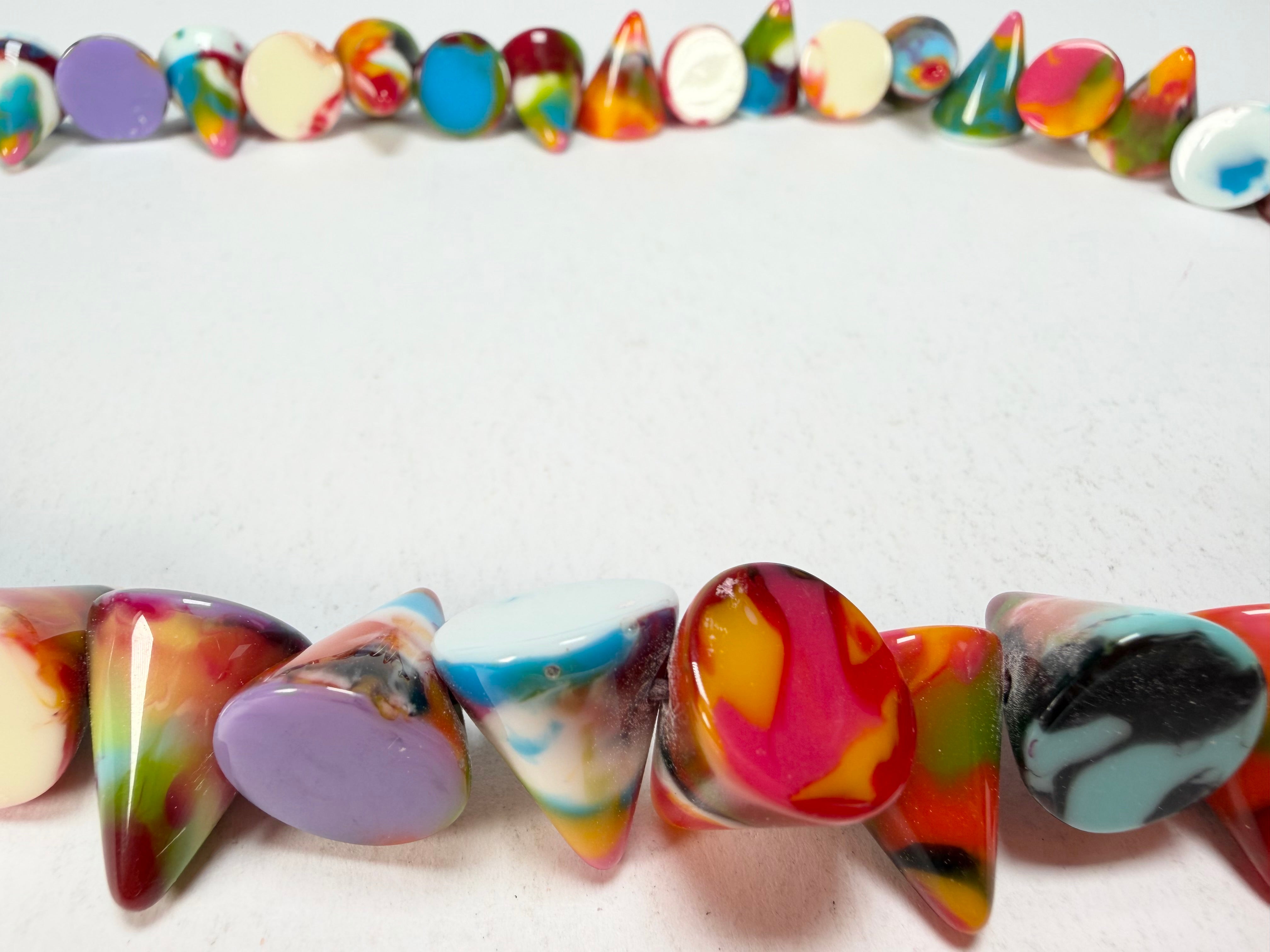 Jackie Brazil "Corina" Small Cones Kandinsky 55cm Necklace ( N0058 )