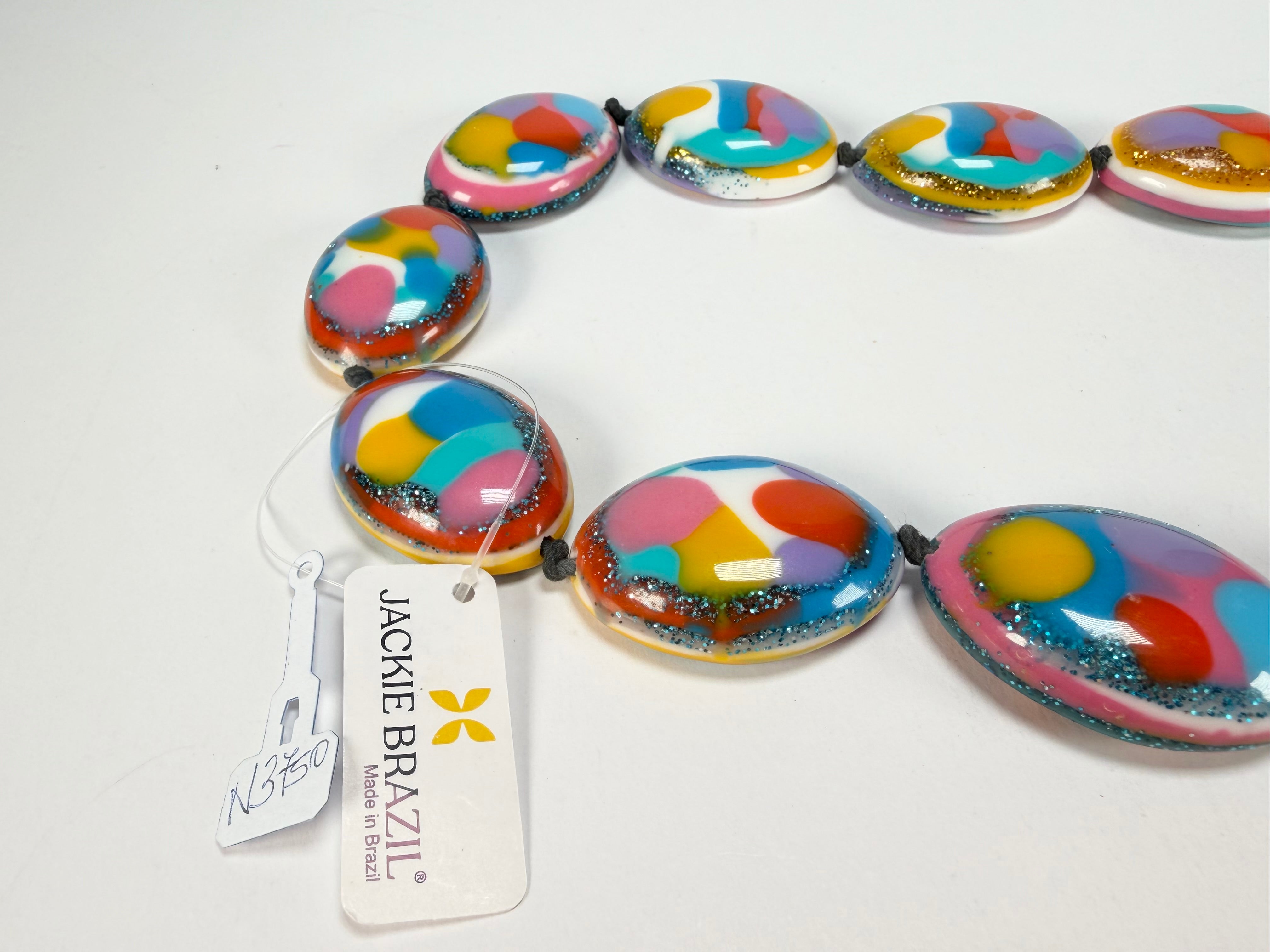 Jackie Brazil "Kathy" Small Riverstones Kandinsky 70cm Necklace ( N3750 )