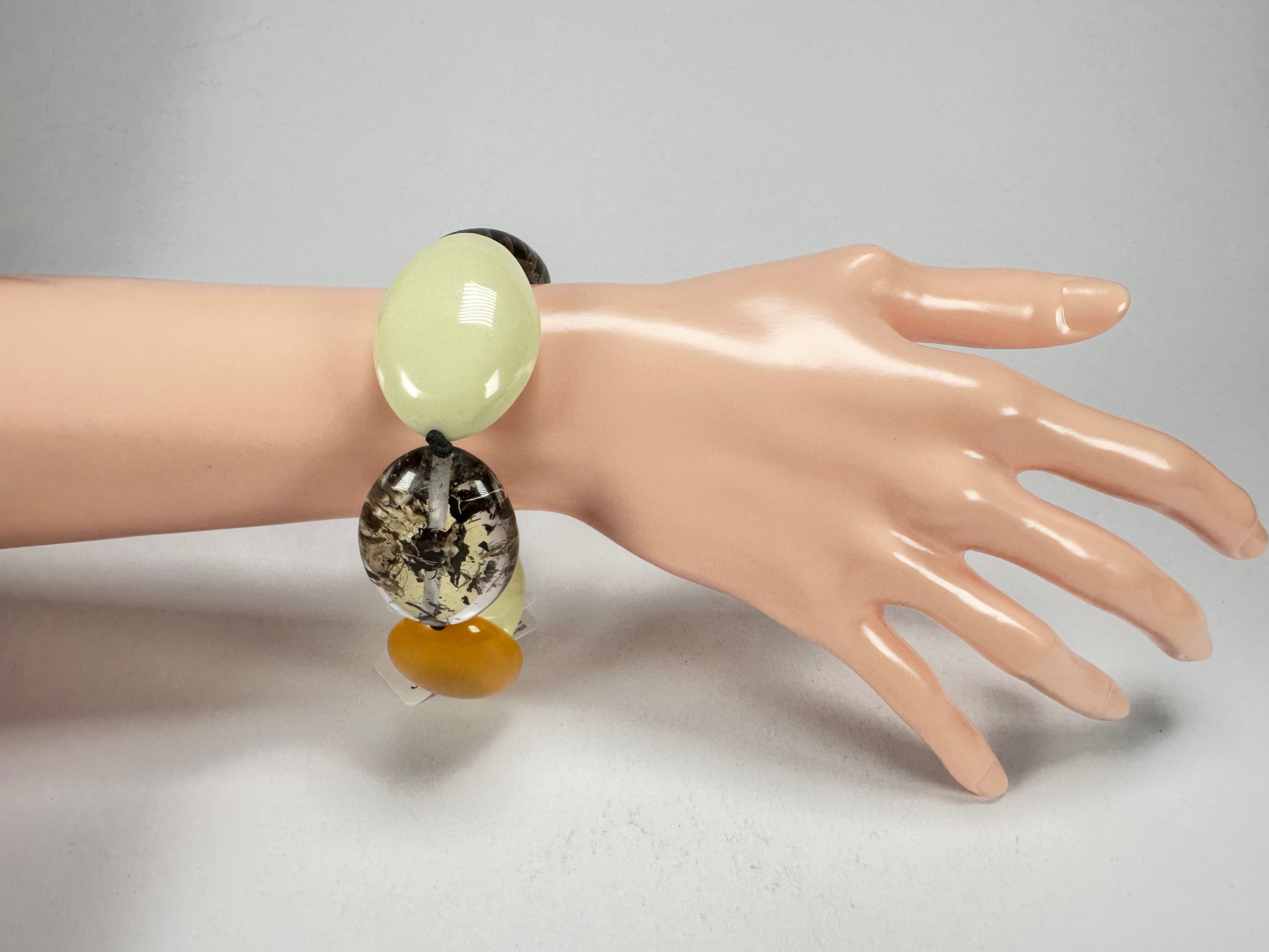 Jackie Brazil "Kathy" Seasons Mix Small Riverstones Bracelet ( B0800 )