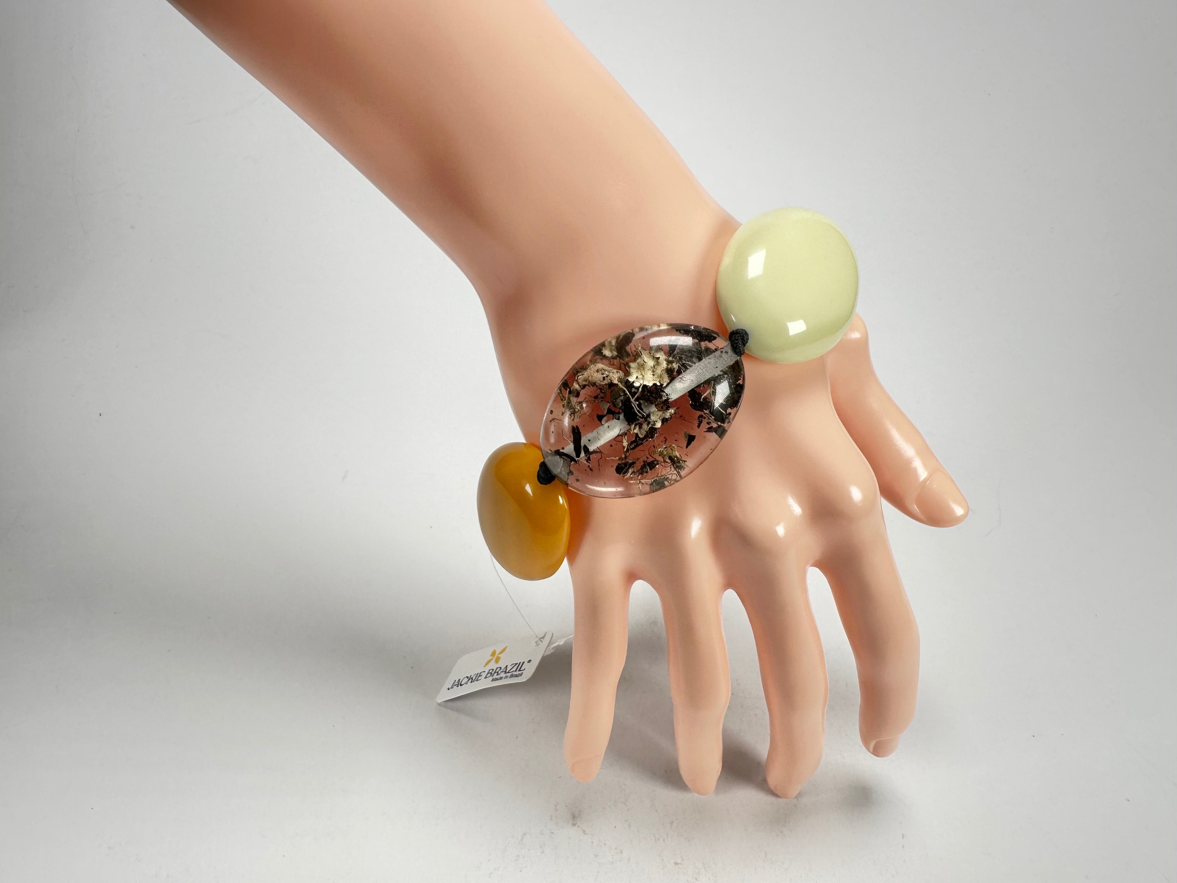 Jackie Brazil "Kathy" Seasons Mix Small Riverstones Bracelet ( B0800 )