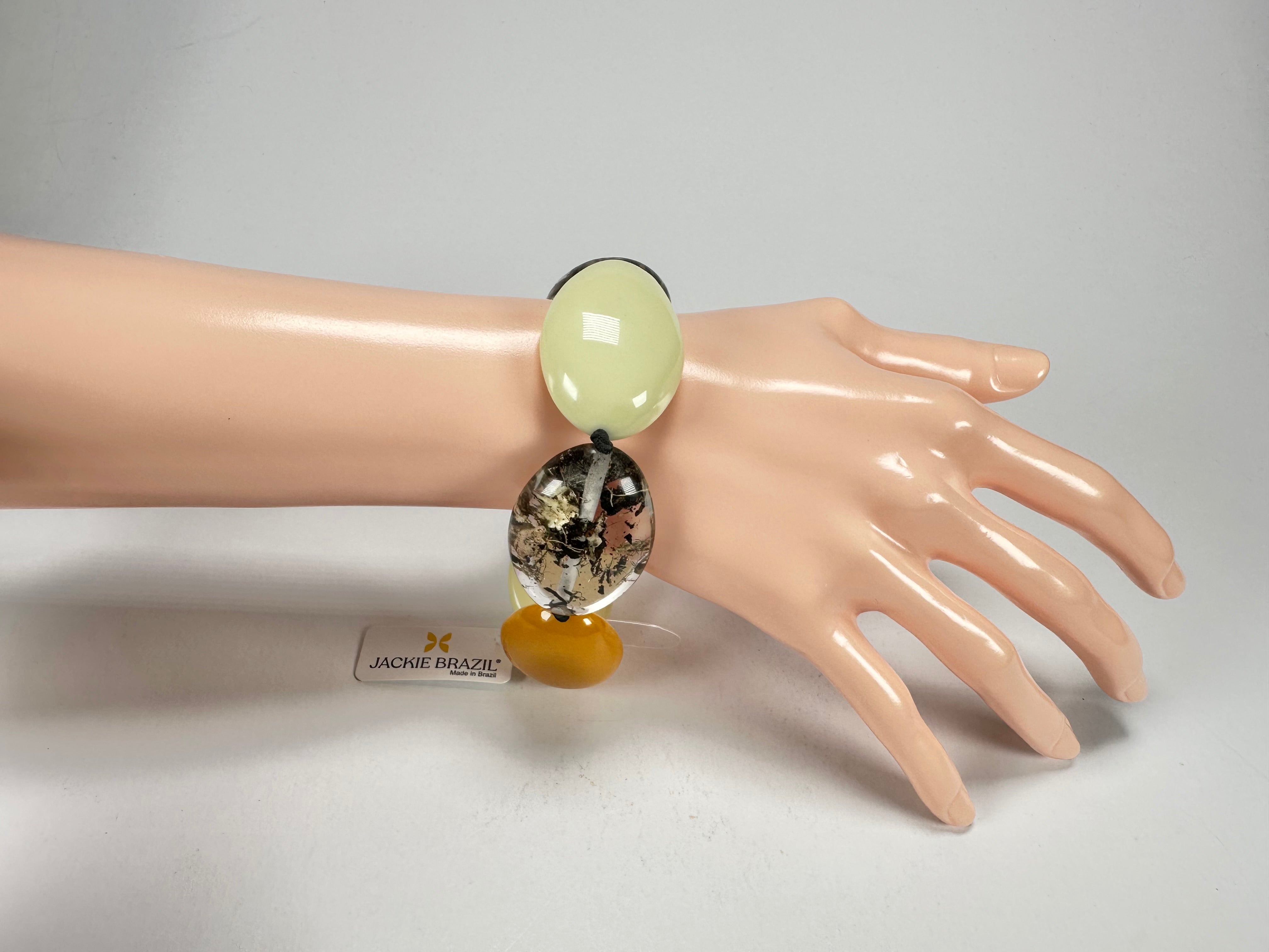 Jackie Brazil "Kathy" Seasons Mix Small Riverstones Bracelet ( B0800 )