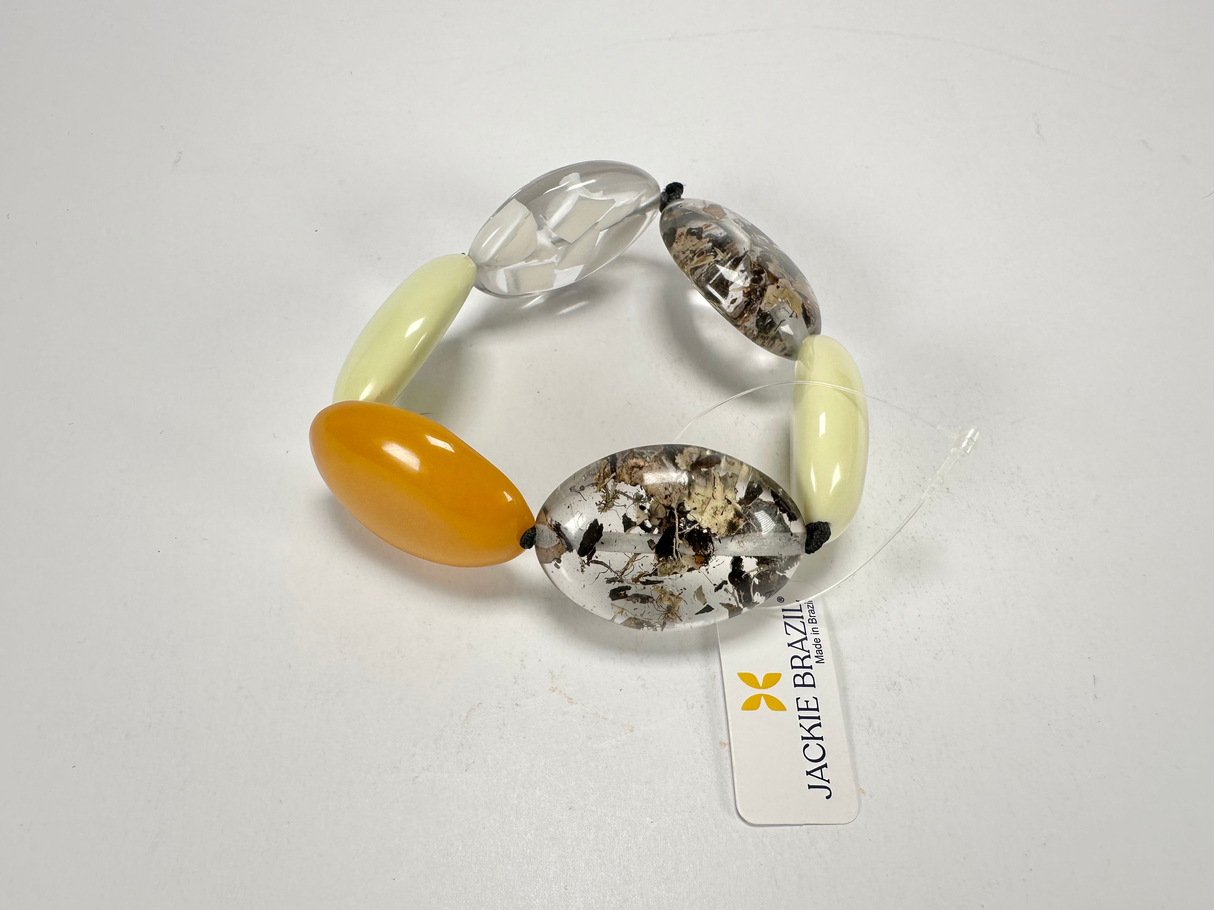 Jackie Brazil "Kathy" Seasons Mix Small Riverstones Bracelet ( B0800 )