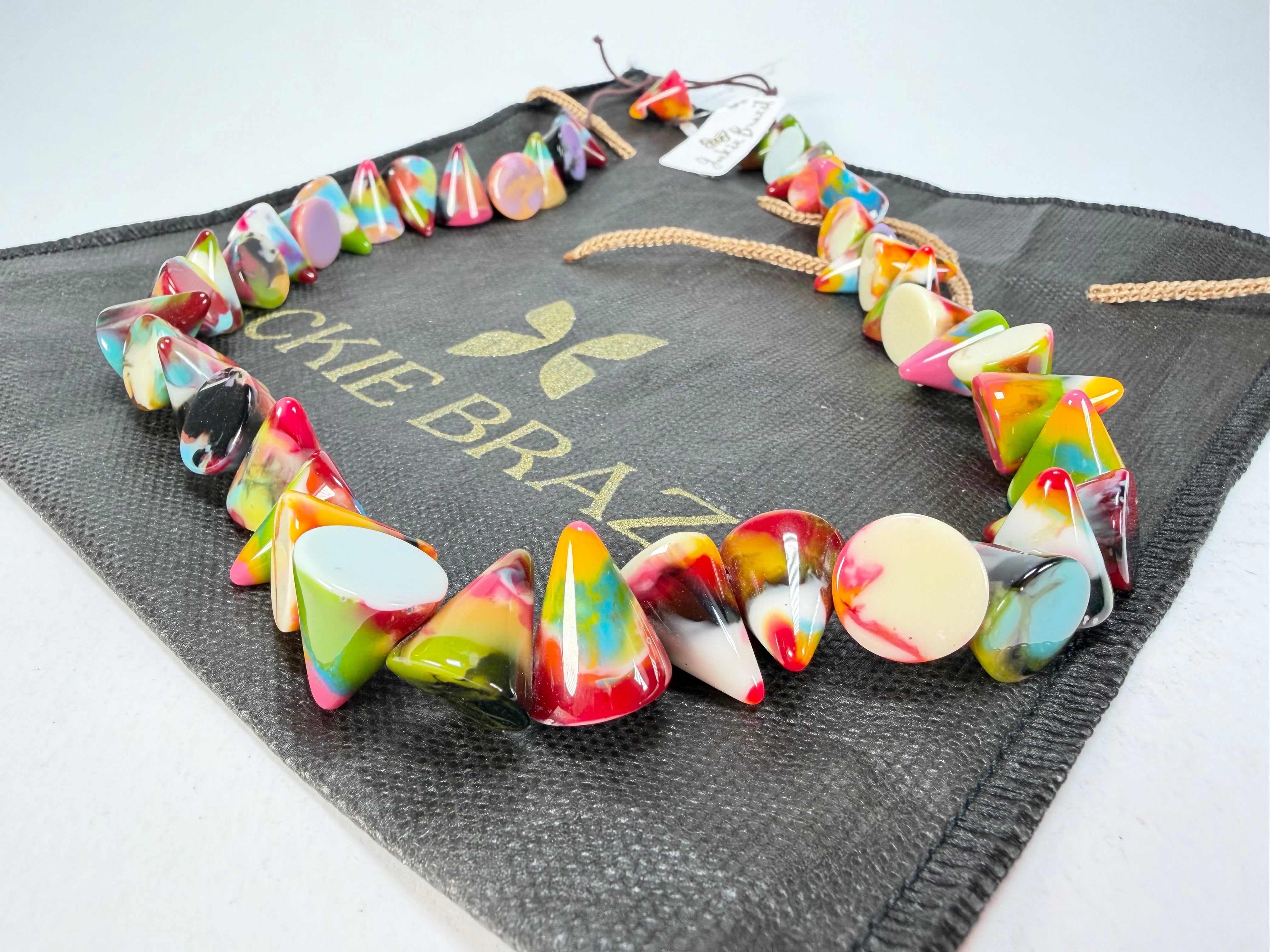 Jackie Brazil "Corina" Small Cones Kandinsky 55cm Necklace ( N0058 )