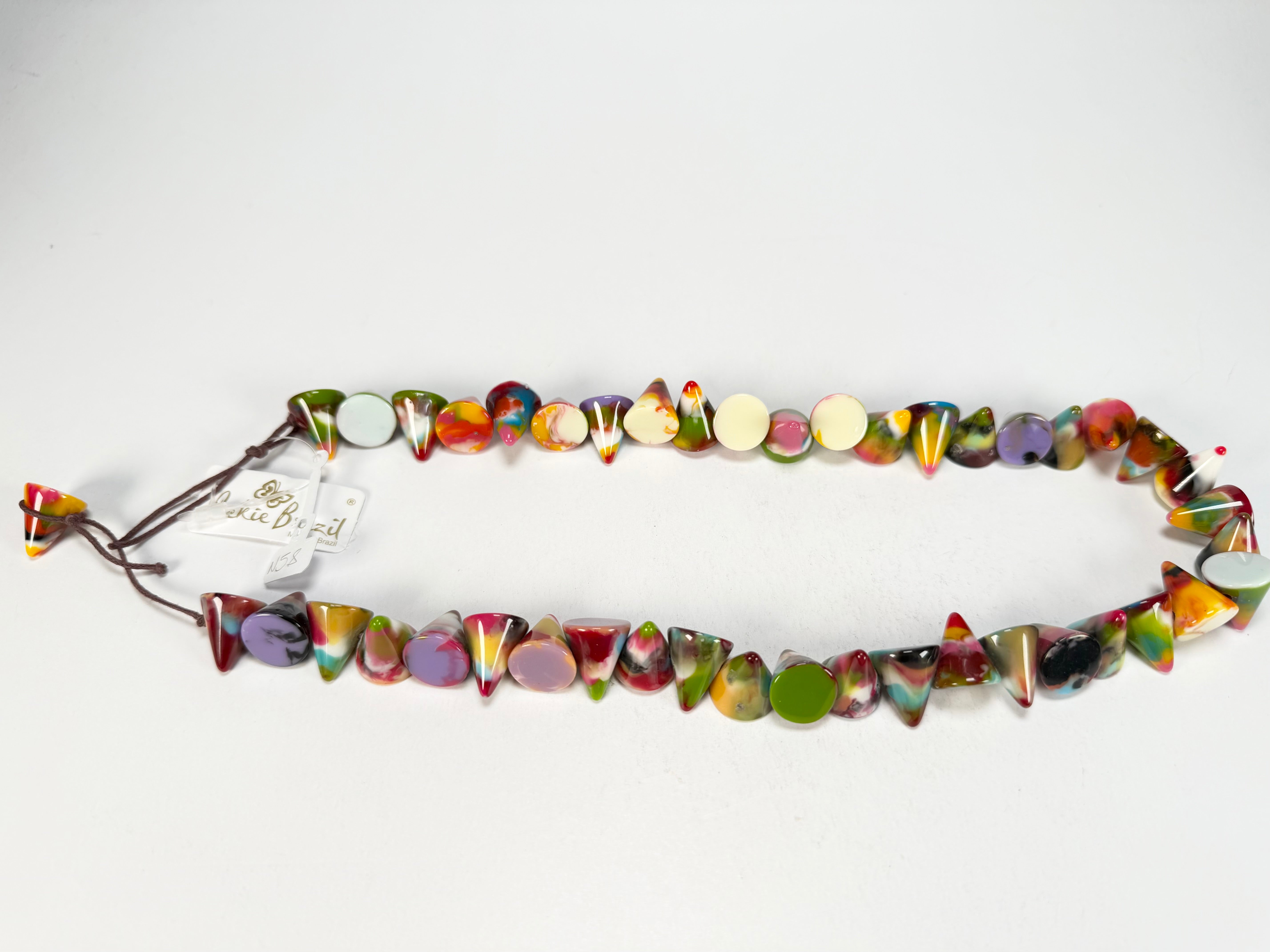 Jackie Brazil "Corina" Small Cones Kandinsky 55cm Necklace ( N0058 )
