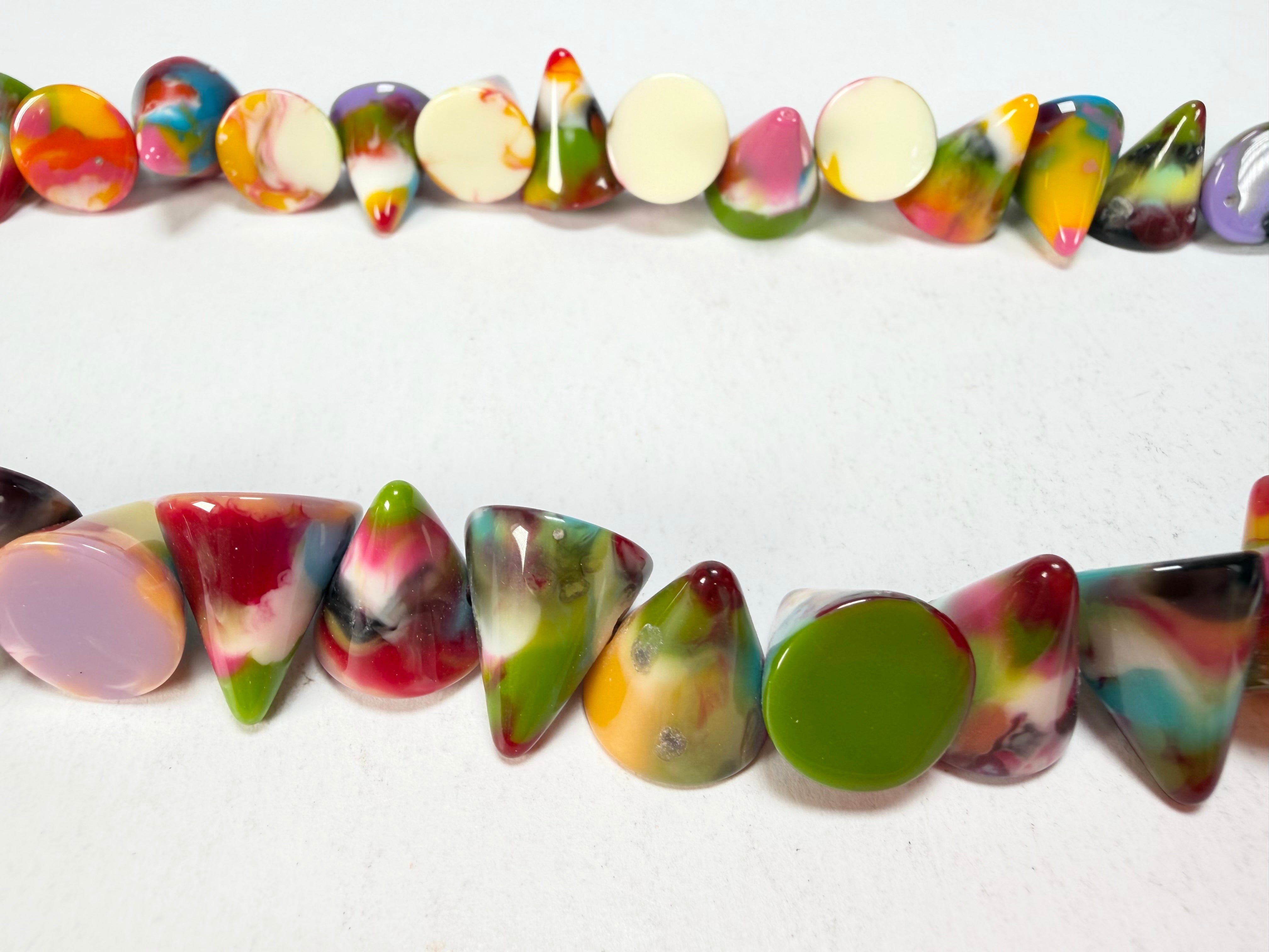 Jackie Brazil "Corina" Small Cones Kandinsky 55cm Necklace ( N0058 )