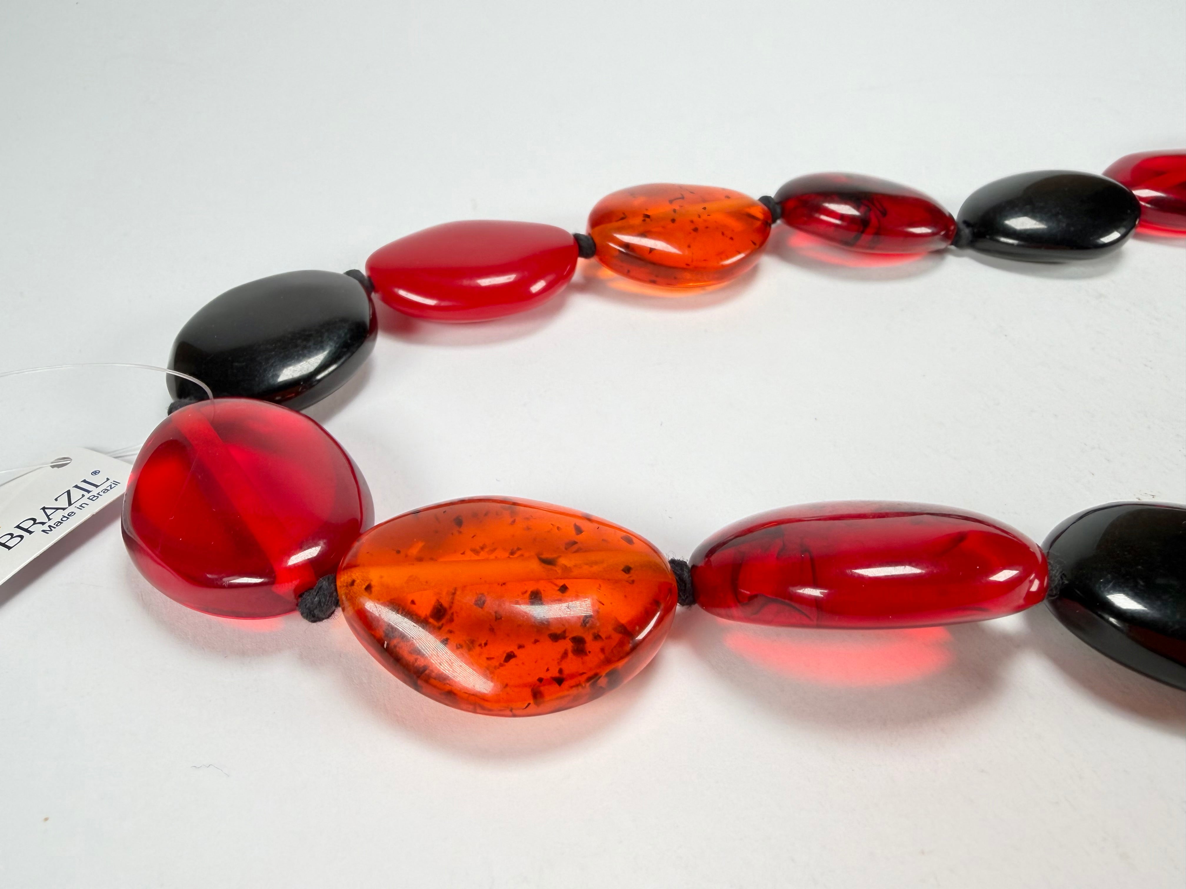 Jackie Brazil "Kathy" Passion Mix Small Riverstones 70cm Necklace ( N3750 )