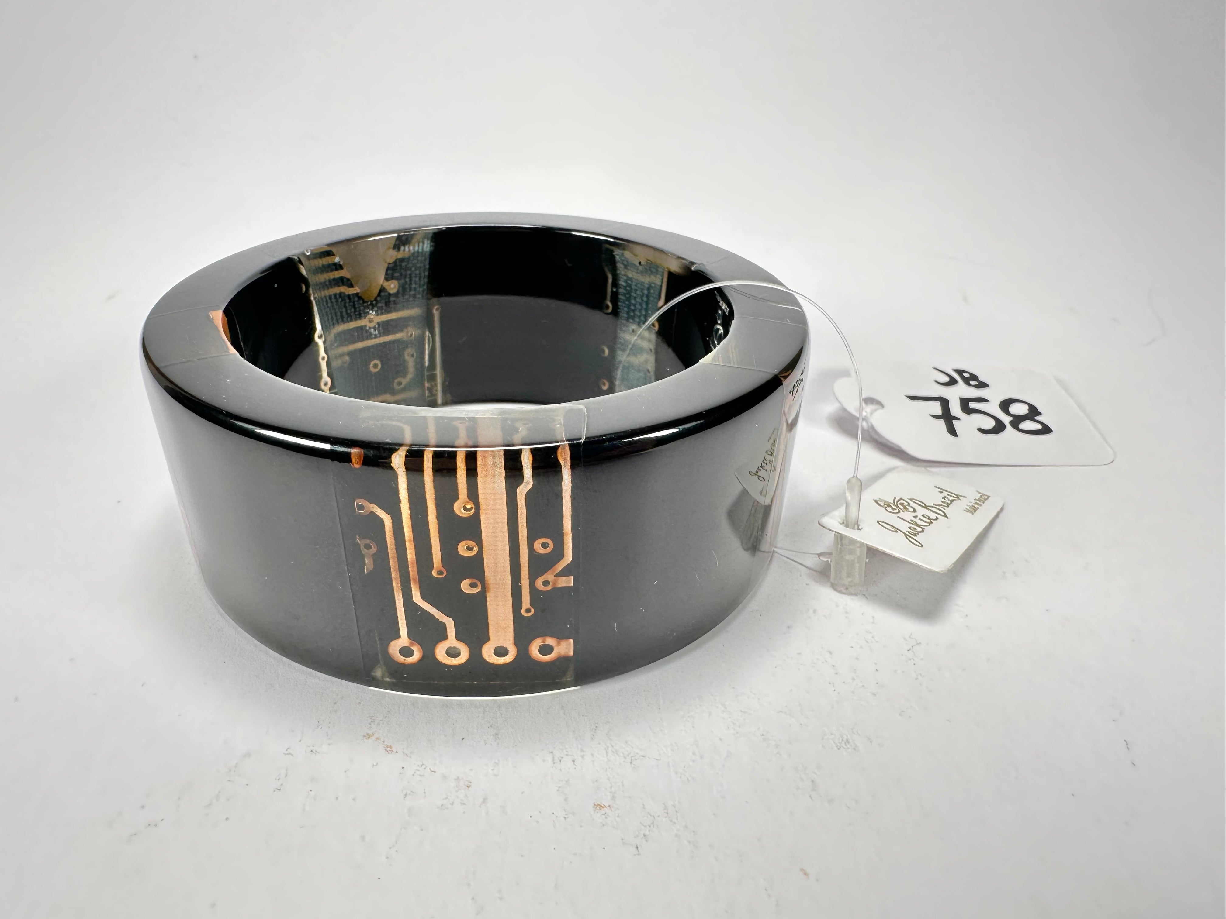 Jackie Brazil "Ultra" Digital Flash Solid Round 3.4cm Bangle ( B3243 )