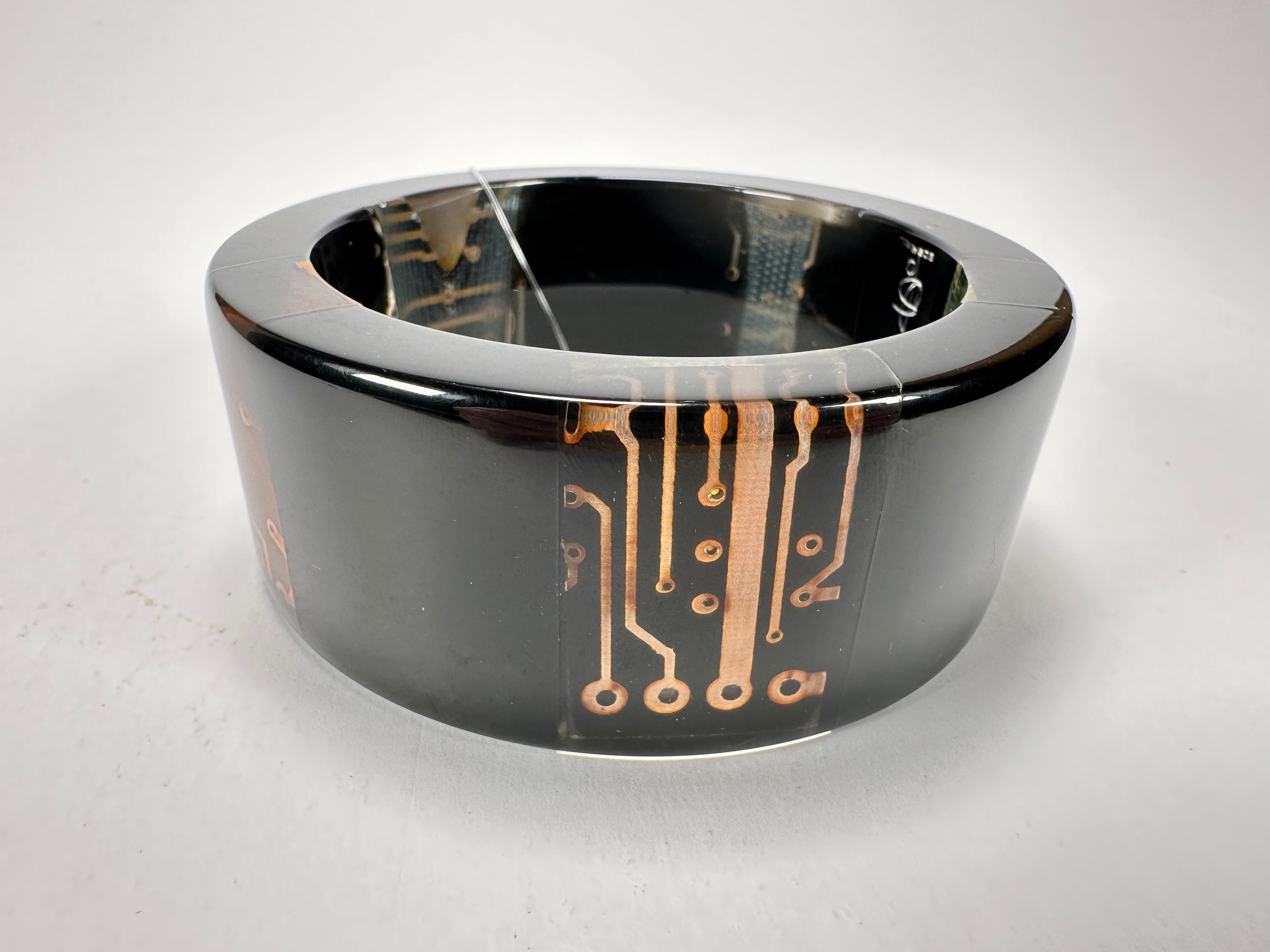 Jackie Brazil "Ultra" Digital Flash Solid Round 3.4cm Bangle ( B3243 )