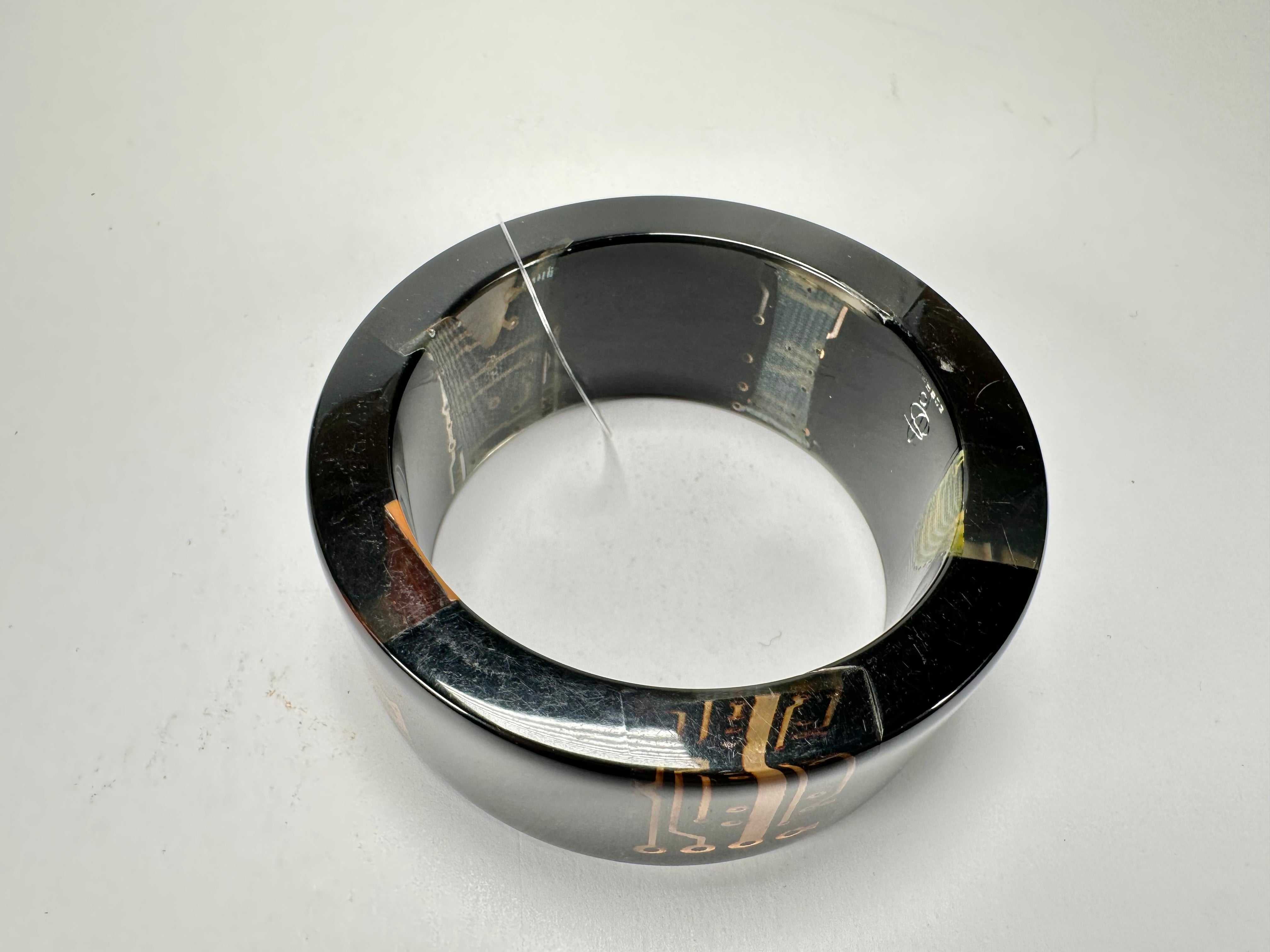 Jackie Brazil "Ultra" Digital Flash Solid Round 3.4cm Bangle ( B3243 )