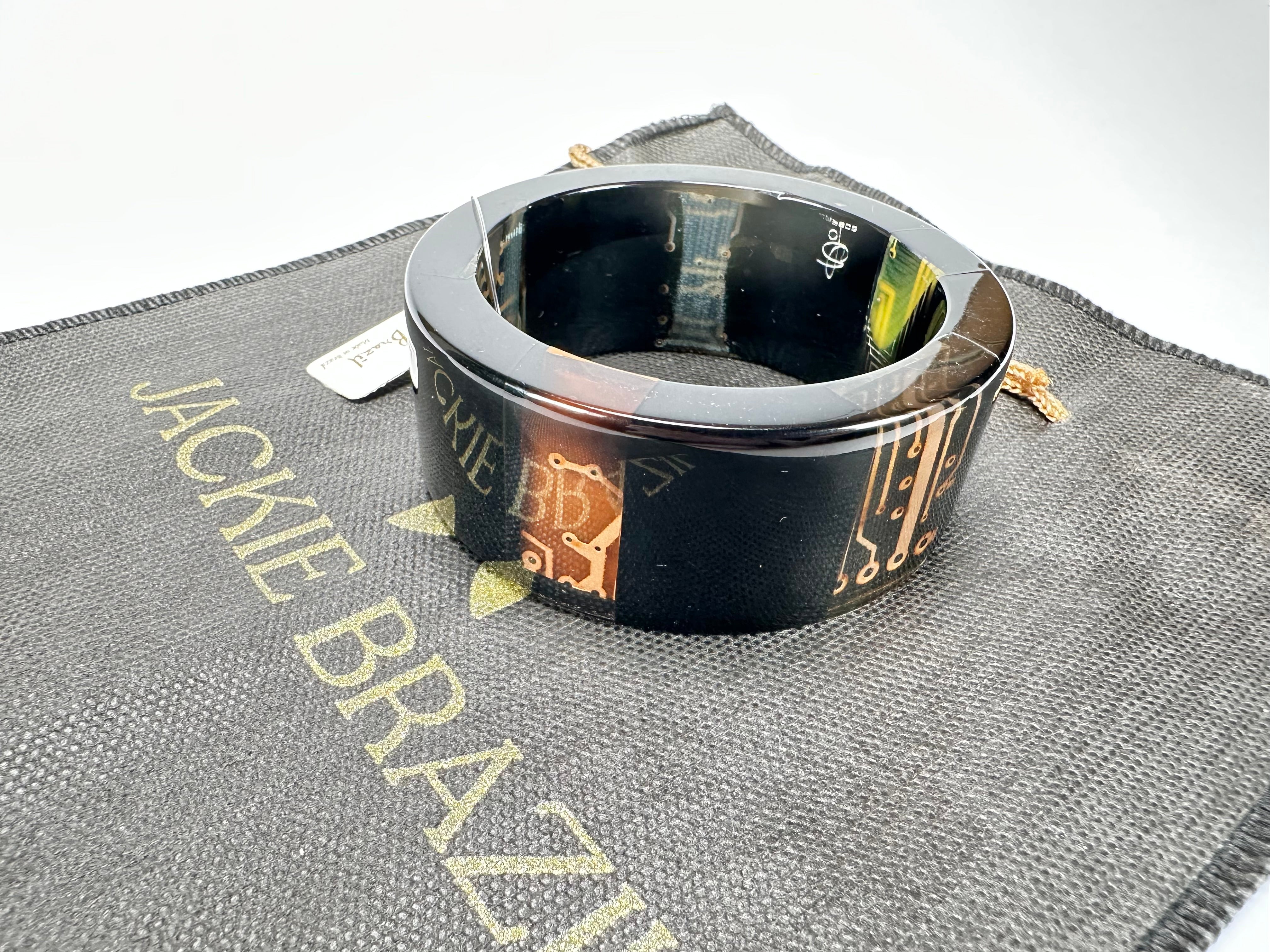 Jackie Brazil "Ultra" Digital Flash Solid Round 3.4cm Bangle ( B3243 )