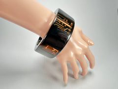 Jackie Brazil "Ultra" Digital Flash Solid Round 3.4cm Bangle ( B3243 )