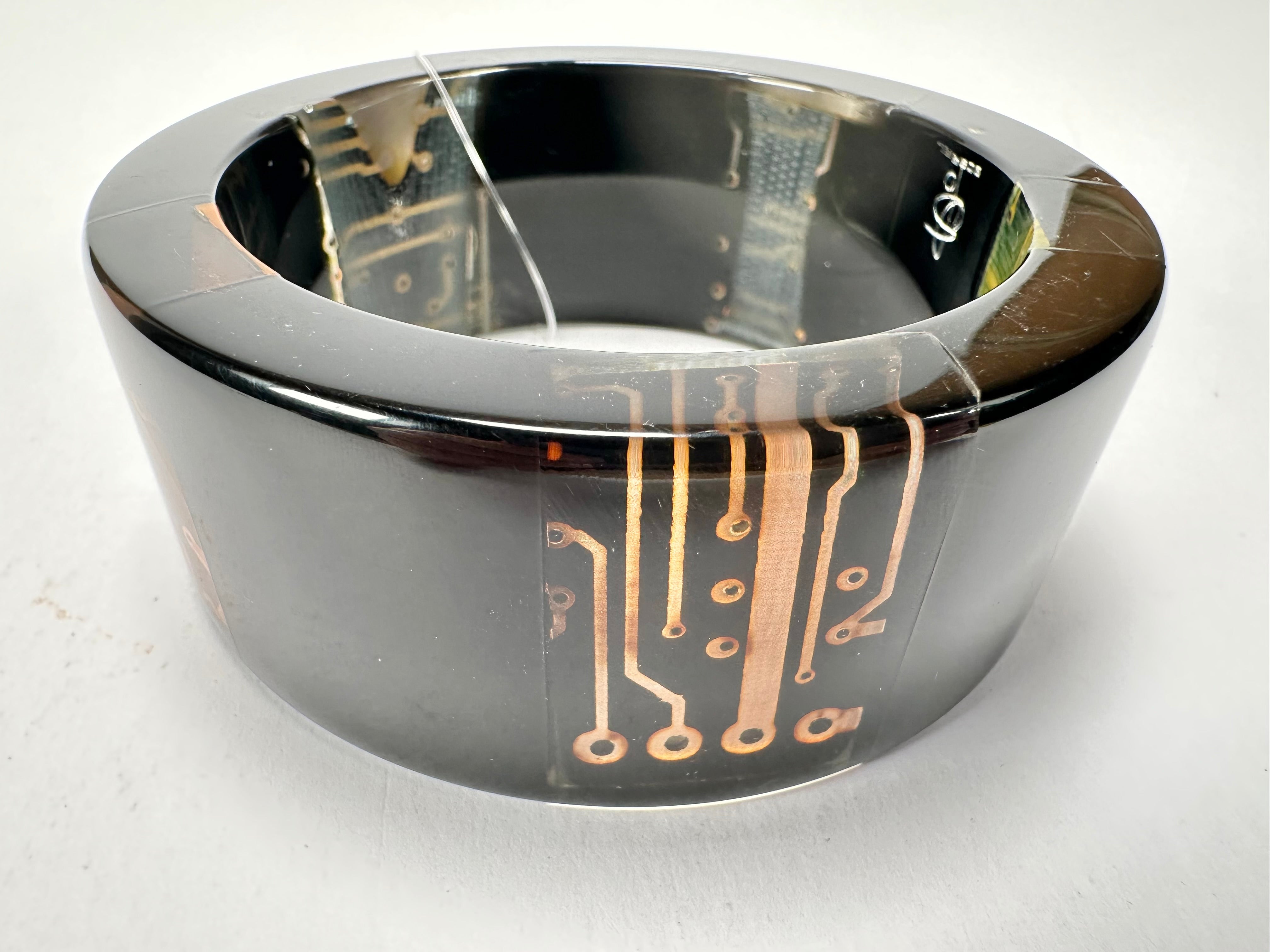 Jackie Brazil "Ultra" Digital Flash Solid Round 3.4cm Bangle ( B3243 )