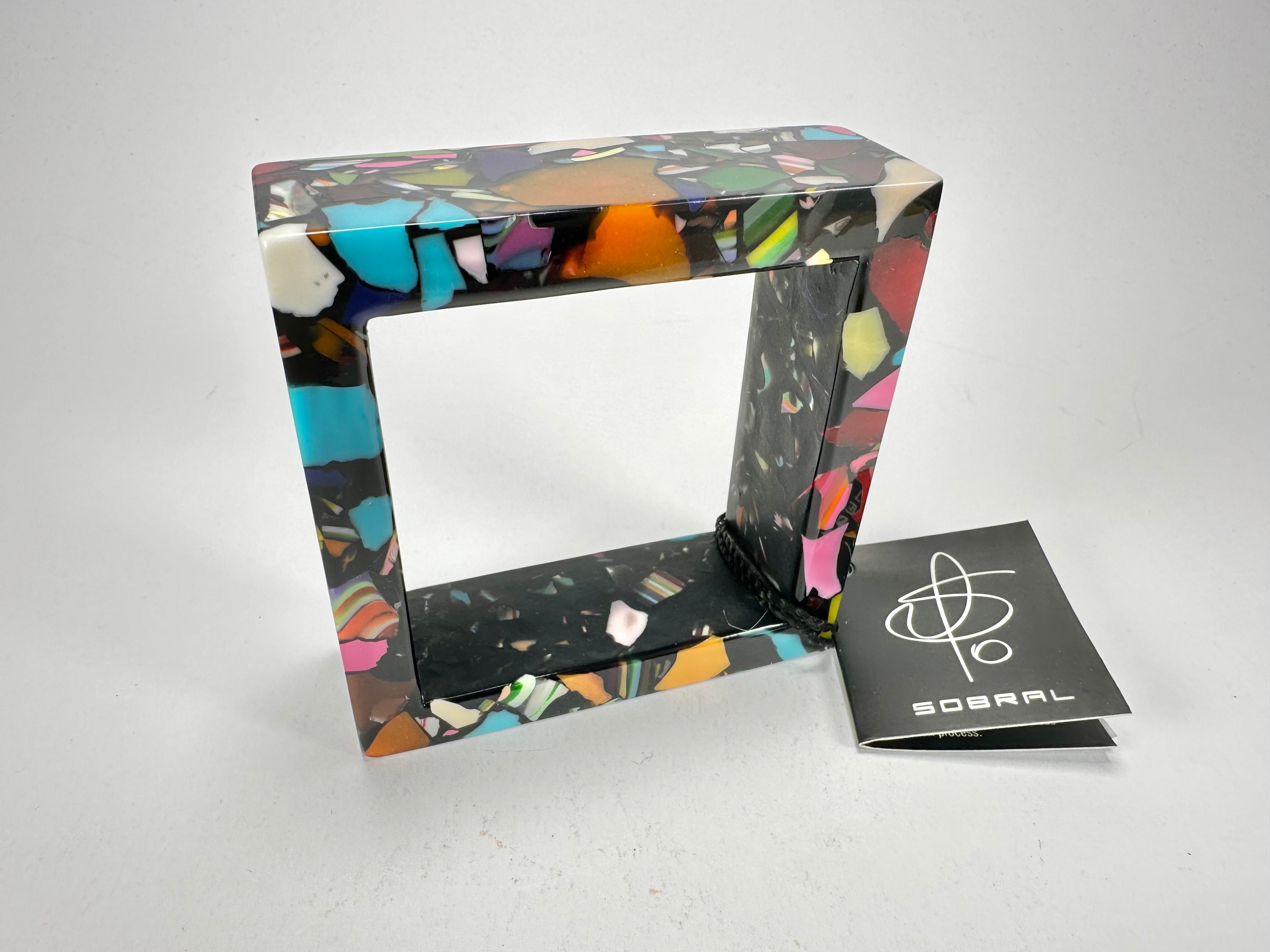 Jackie Brazil "Art Deco" Solid Square 3.1cm Bangle ( B3086 )