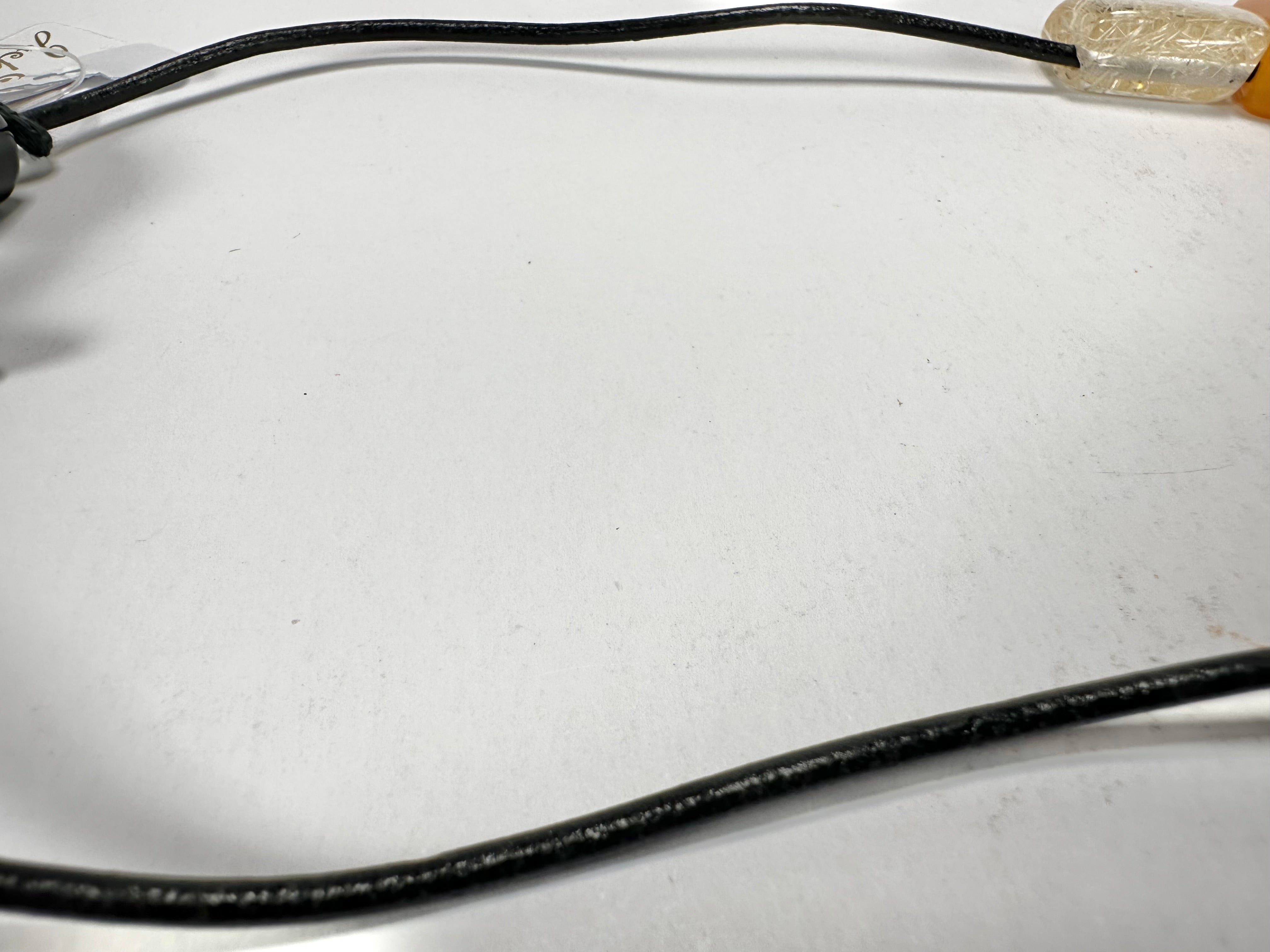 Jackie Brazil "Bella" Seasons Mix 7 Piece on Leather Cord Choker Necklace ( N0035 )
