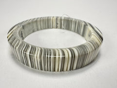 Jackie Brazil "Cat Eye" Liquorice Allsorts with Cat Eye Cream Mix 1.3cm Resin Bangle ( B1034 )