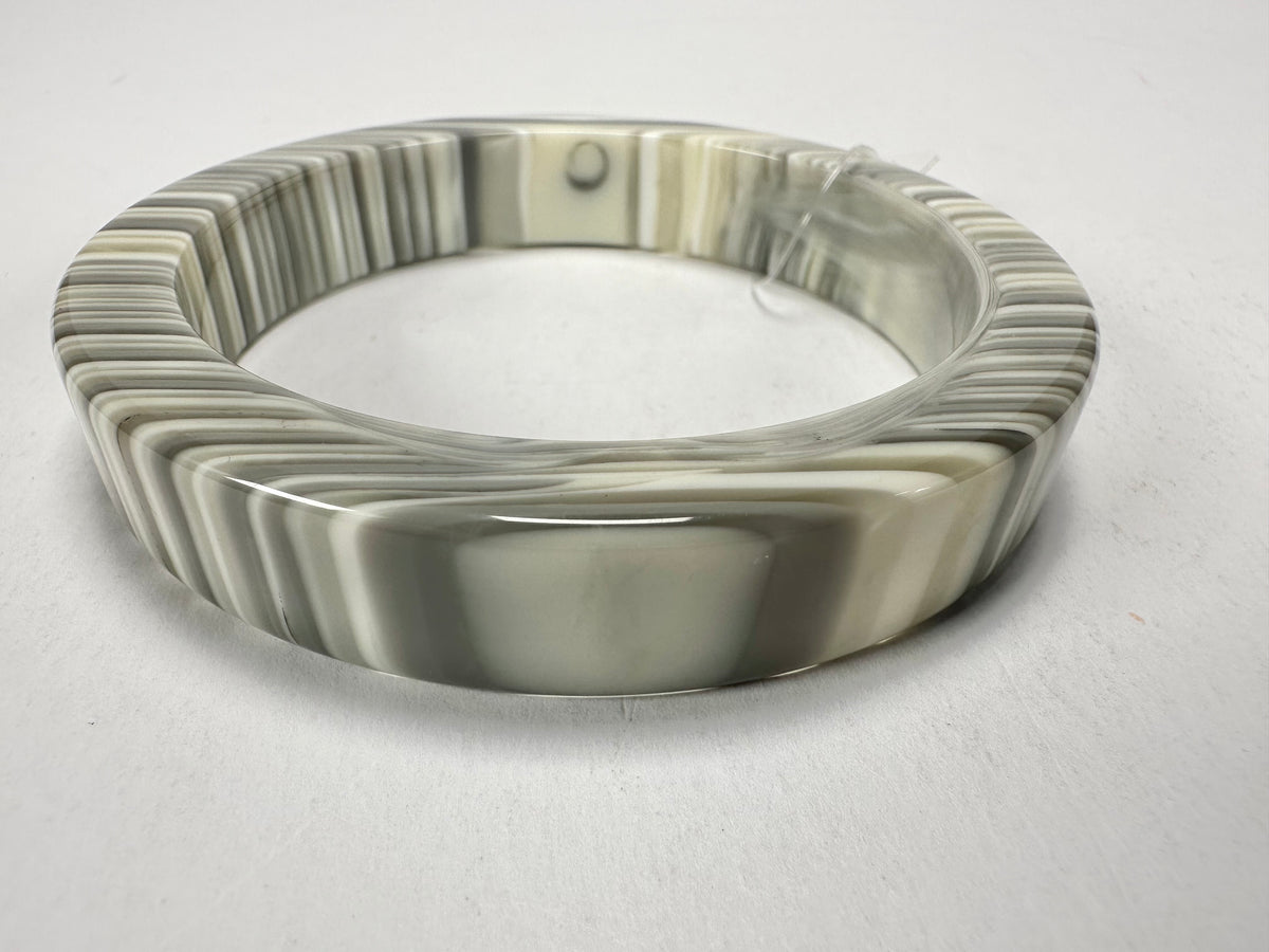 Jackie Brazil "Cat Eye" Liquorice Allsorts with Cat Eye Cream Mix 1.3cm Resin Bangle ( B1034 )
