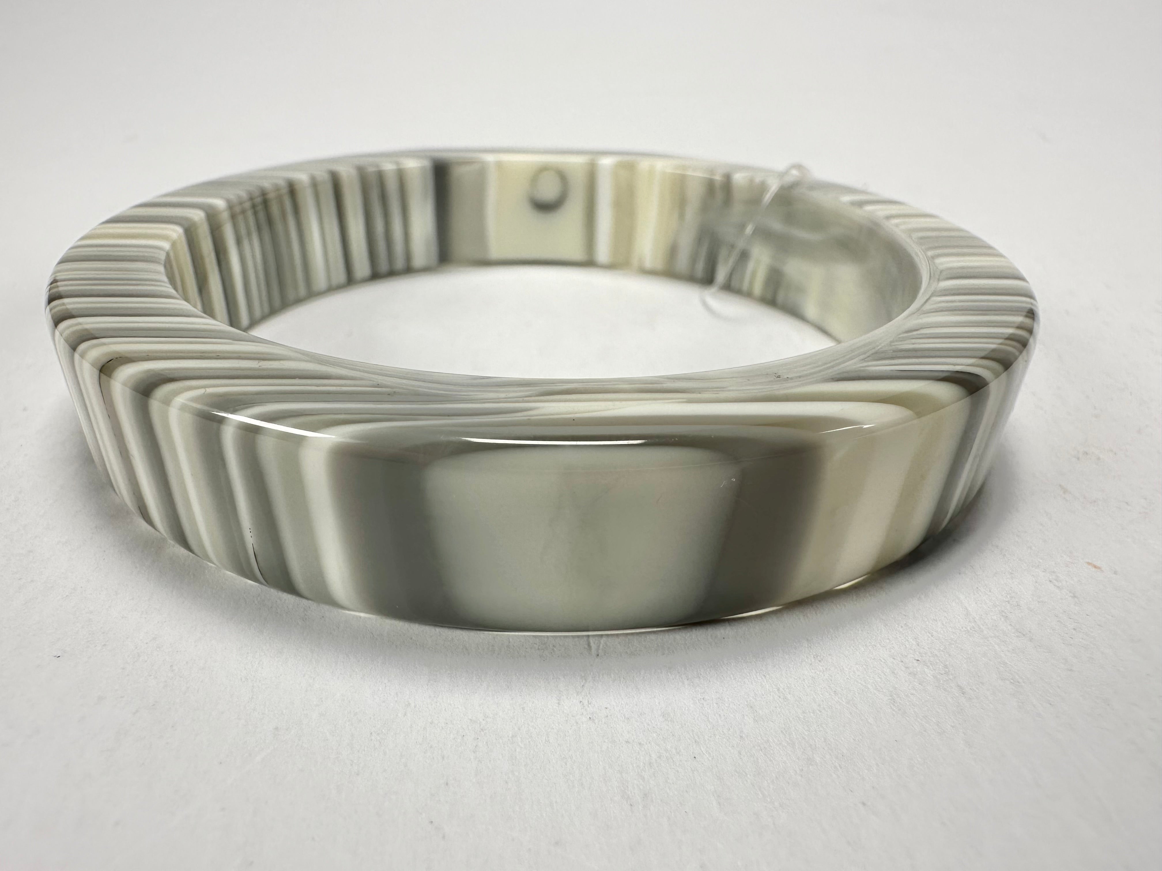 Jackie Brazil "Cat Eye" Liquorice Allsorts with Cat Eye Cream Mix 1.3cm Resin Bangle ( B1034 )