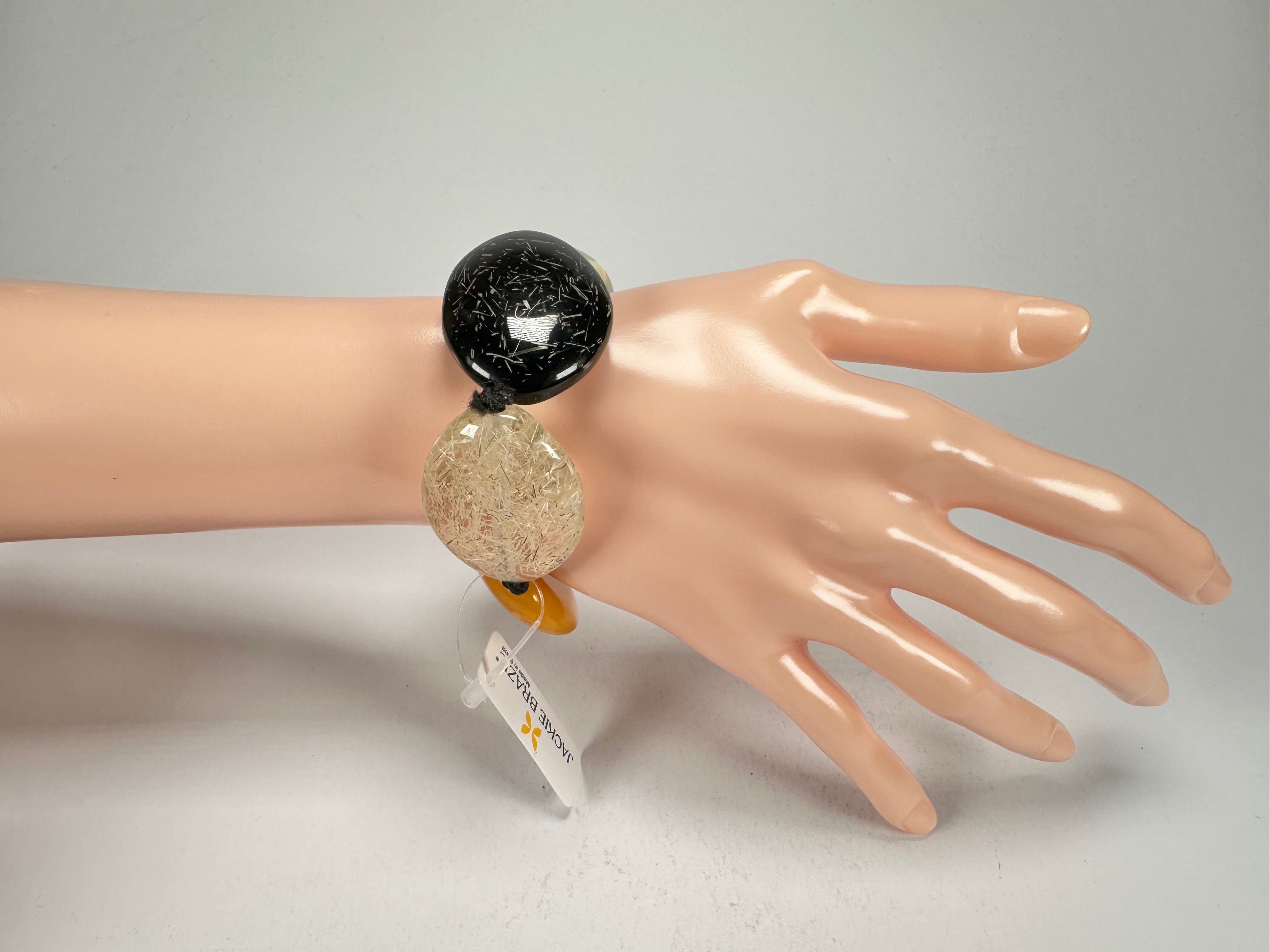 Jackie Brazil "Kathy" Seasons Mix Small Riverstones Bracelet ( B0800 )