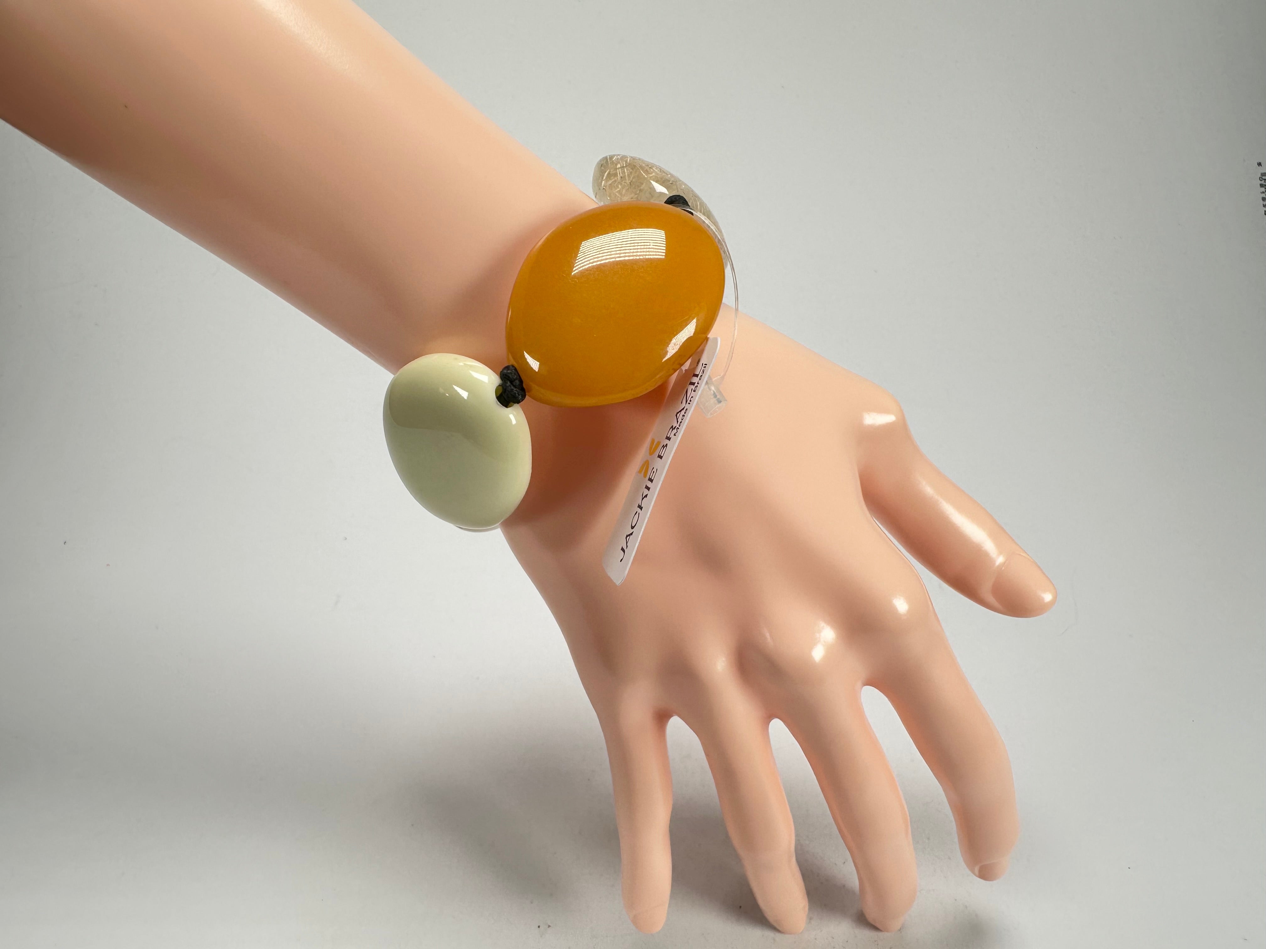 Jackie Brazil "Kathy" Seasons Mix Small Riverstones Bracelet ( B0800 )