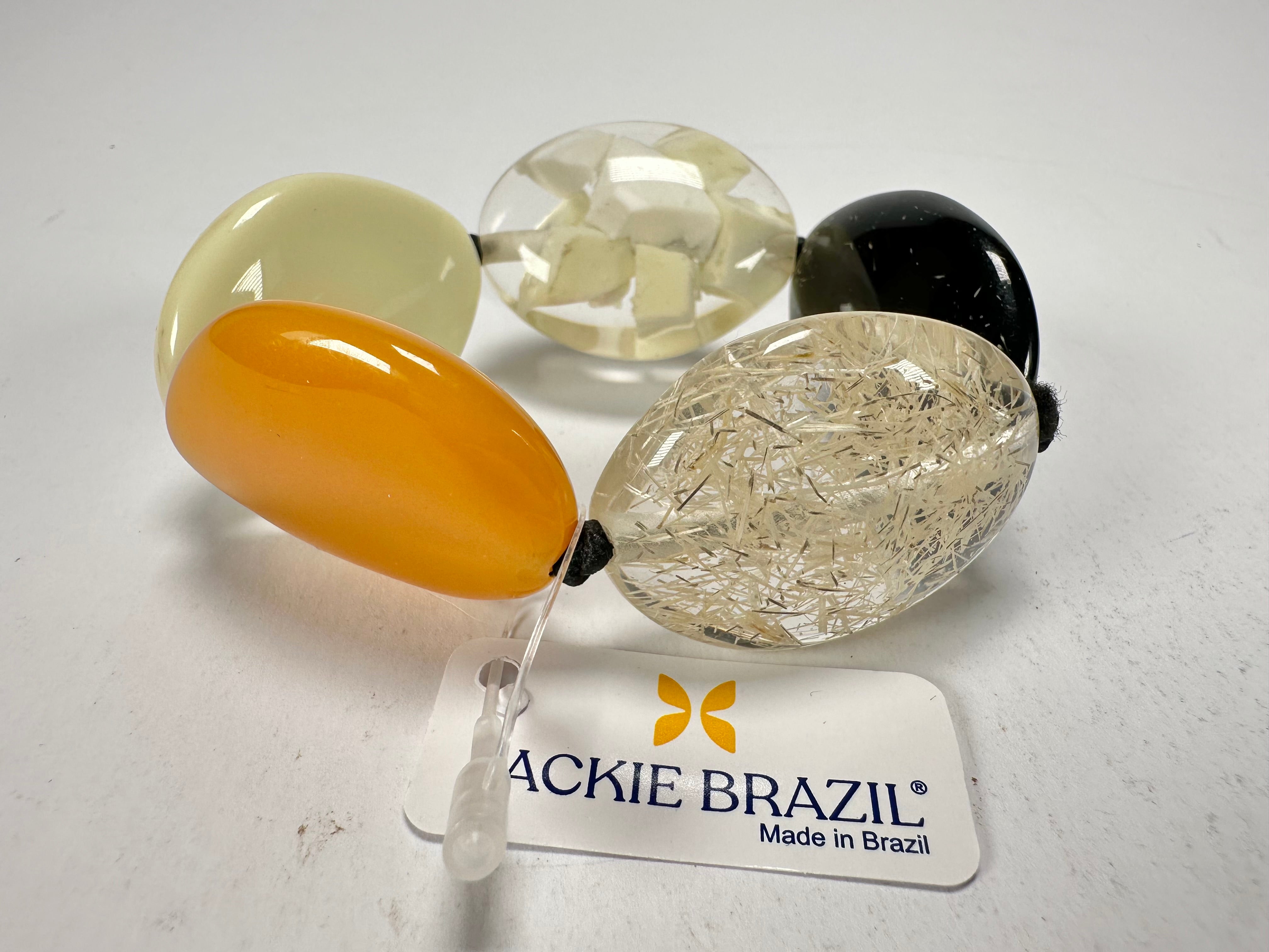 Jackie Brazil "Kathy" Seasons Mix Small Riverstones Bracelet ( B0800 )