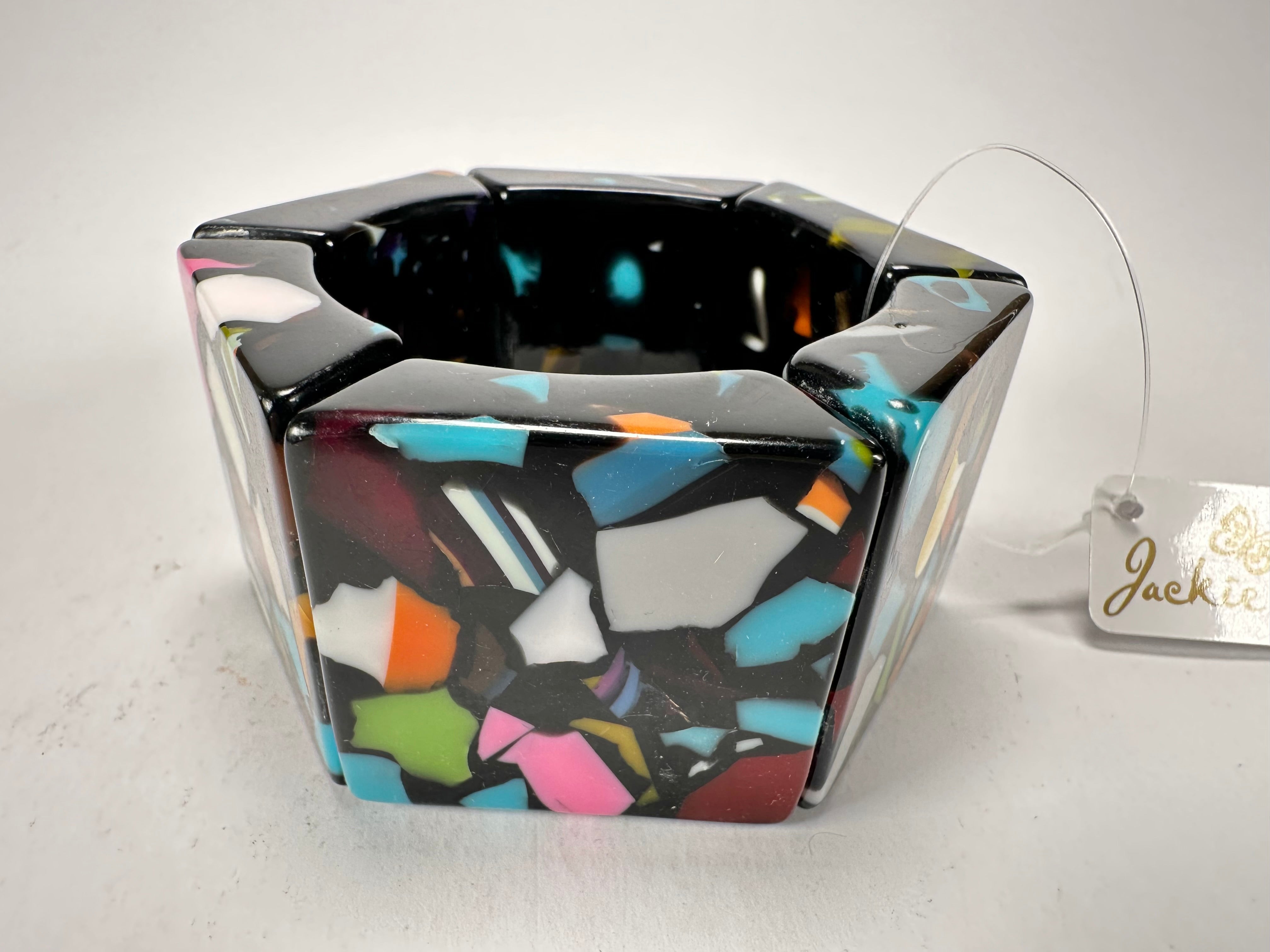 Jackie Brazil "Sabrina" Art Deco Van Allen Elasticated Bracelet ( B3131 )