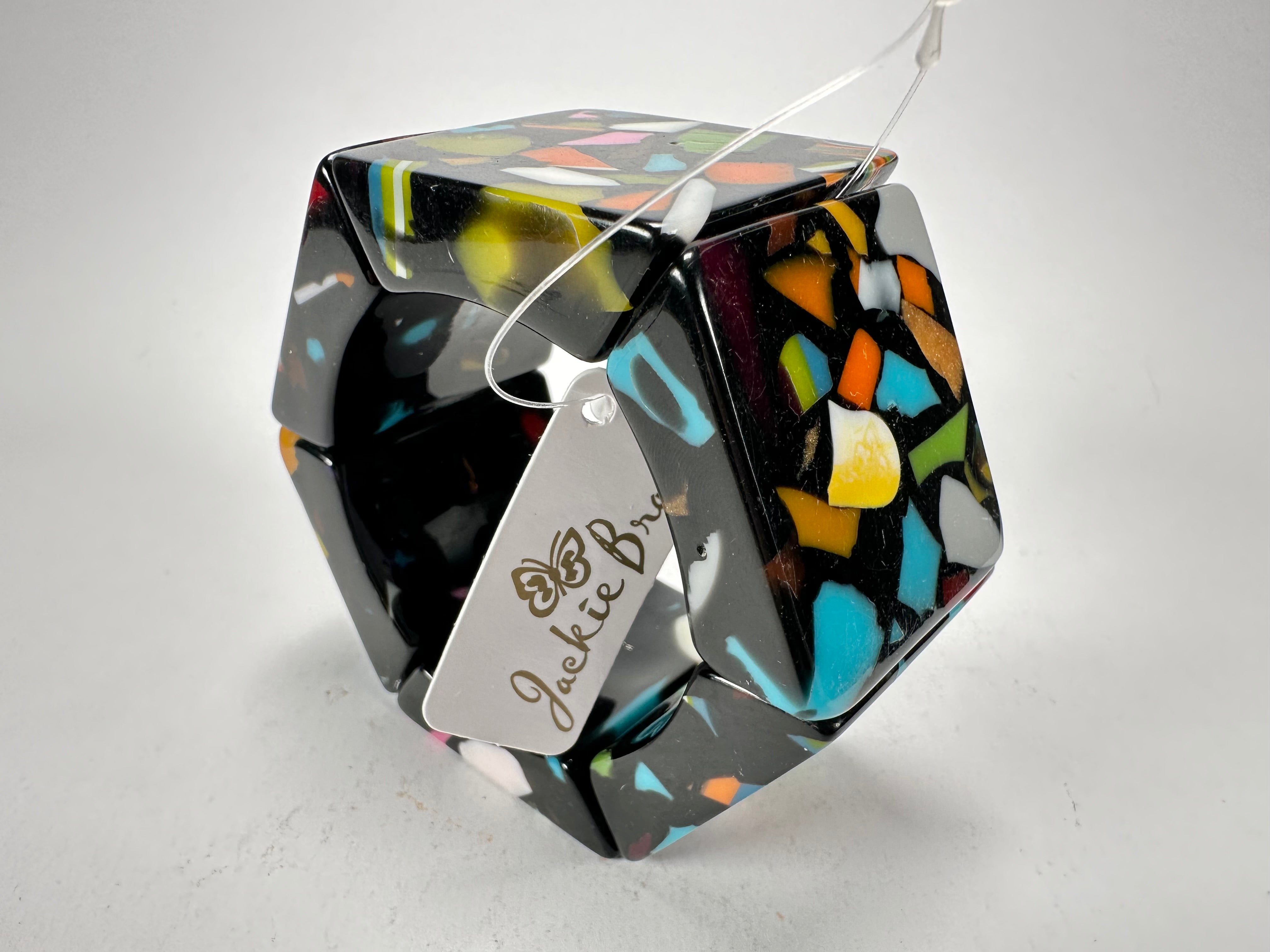 Jackie Brazil "Sabrina" Art Deco Van Allen Elasticated Bracelet ( B3131 )