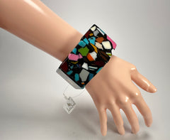 Jackie Brazil "Sabrina" Art Deco Van Allen Elasticated Bracelet ( B3131 )