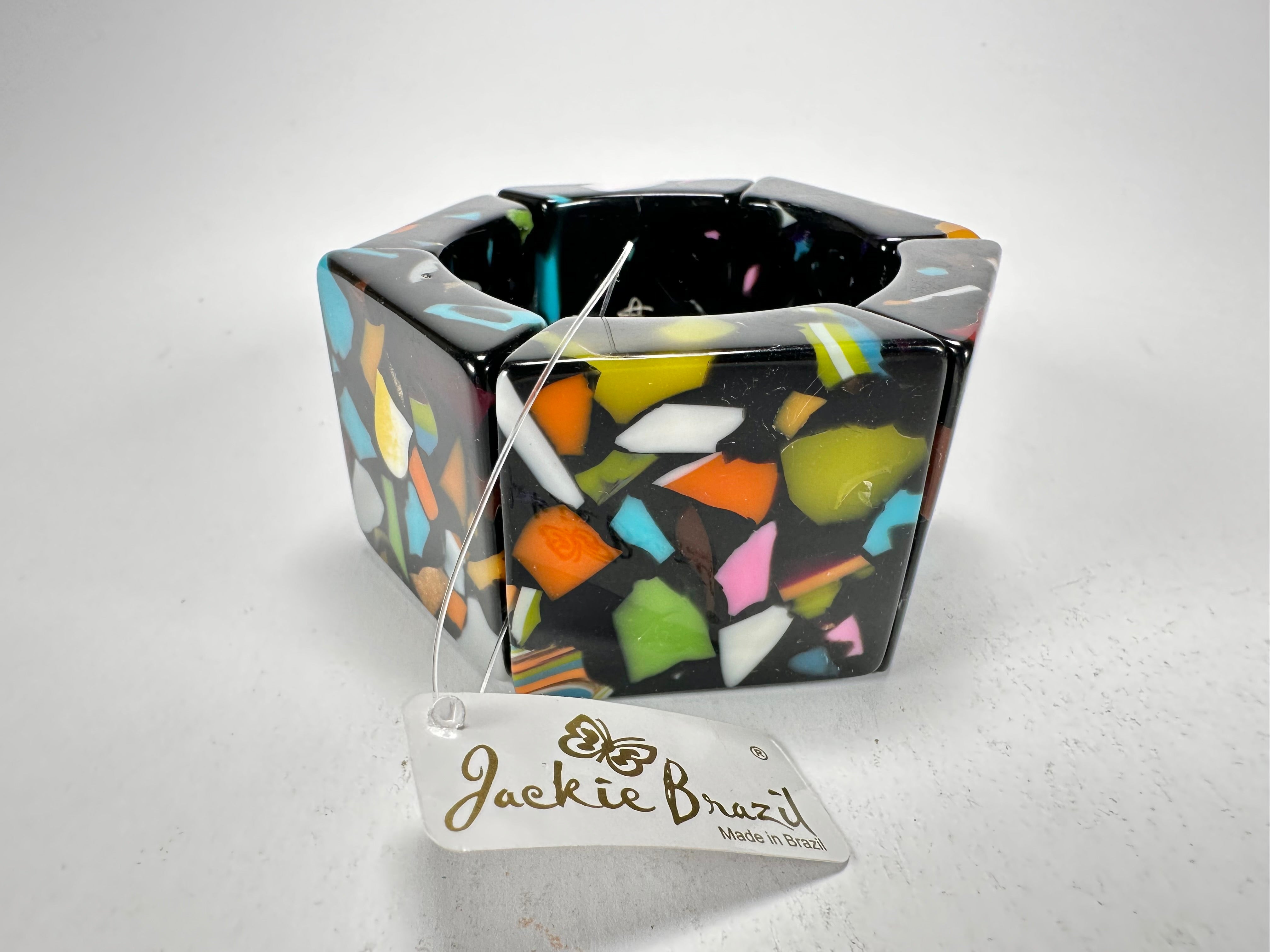 Jackie Brazil "Sabrina" Art Deco Van Allen Elasticated Bracelet ( B3131 )