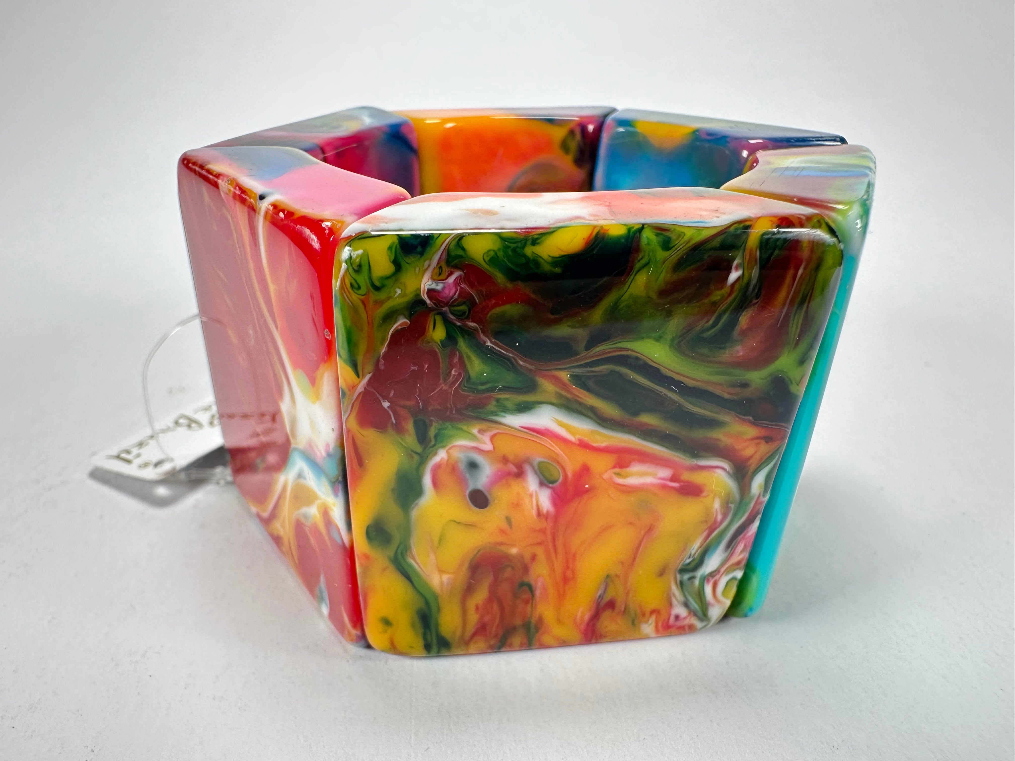 Jackie Brazil "Sabrina" Kandinsky Elasticated Bracelet ( B0225 )