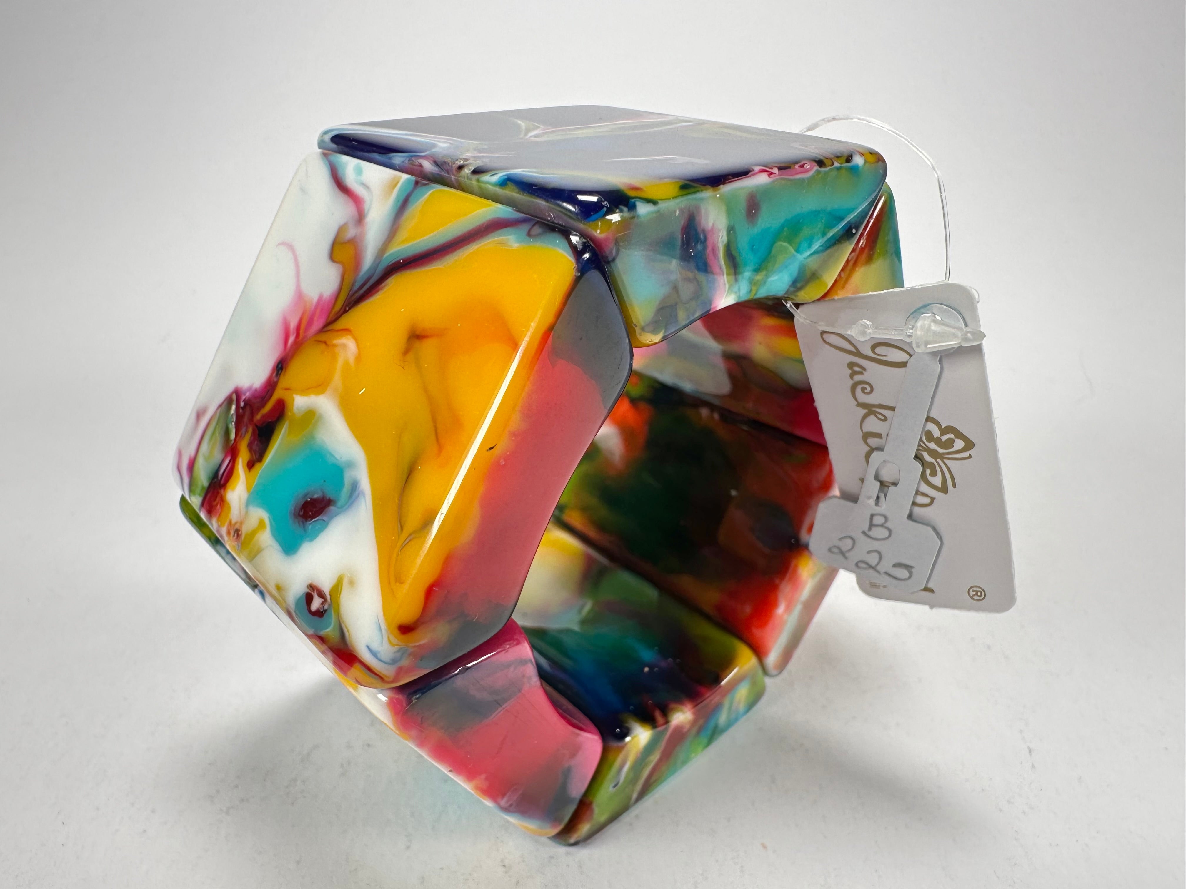 Jackie Brazil "Sabrina" Kandinsky Elasticated Bracelet ( B0225 )