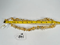 Jackie Brazil "Corina" Small Cones Gold Flakes 55cm Necklace ( N0058 )