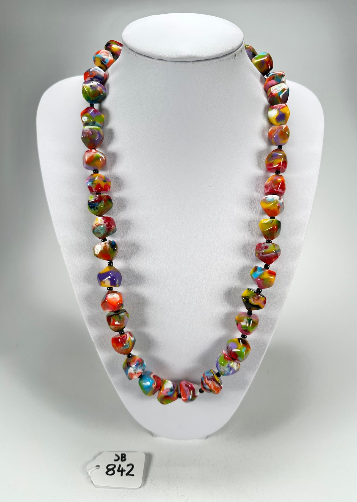 Jackie Brazil "Camille" Kandinsky Small Stones 70cm Necklace ( N0075 )