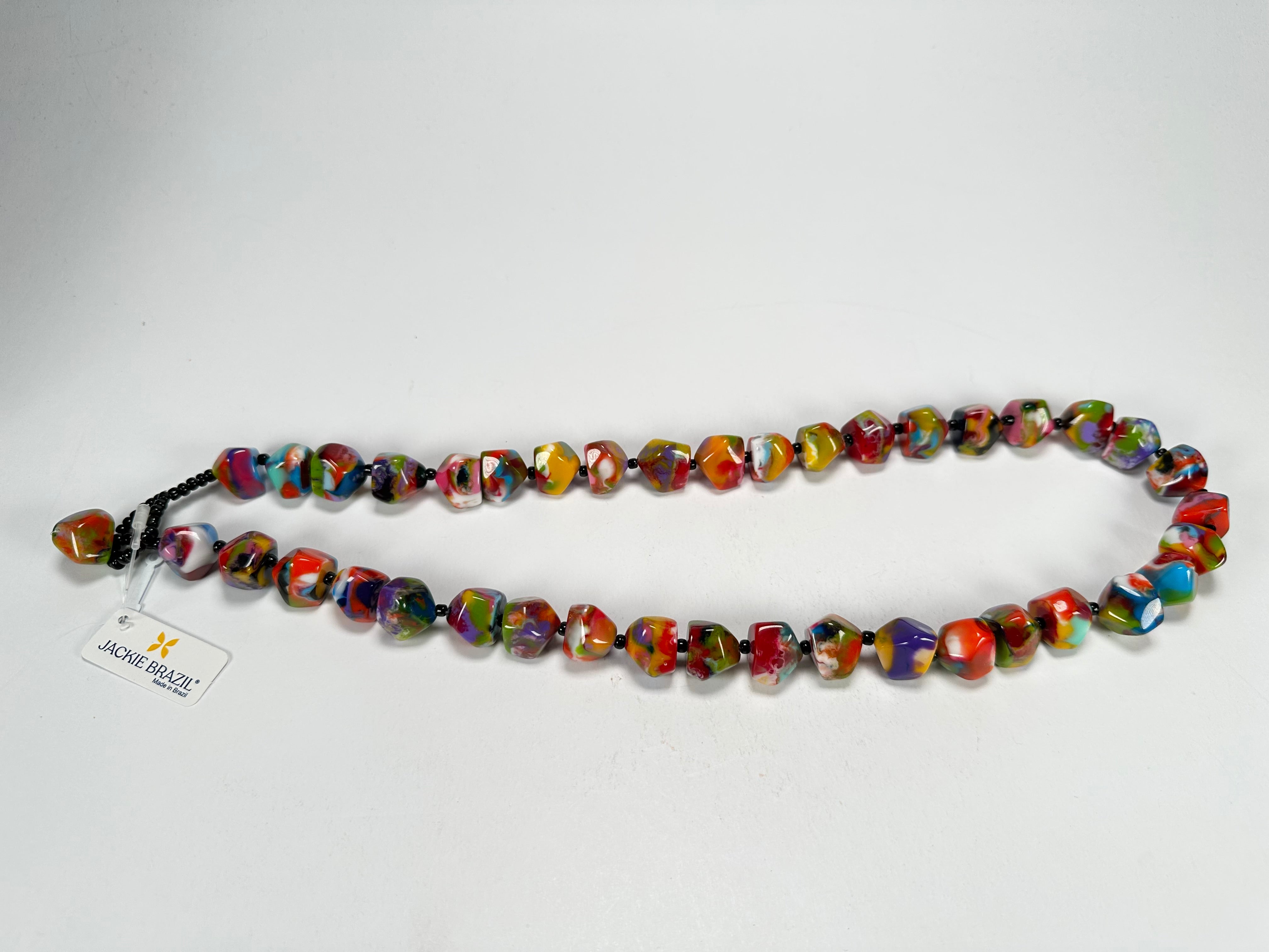 Jackie Brazil "Camille" Kandinsky Small Stones 70cm Necklace ( N0075 )