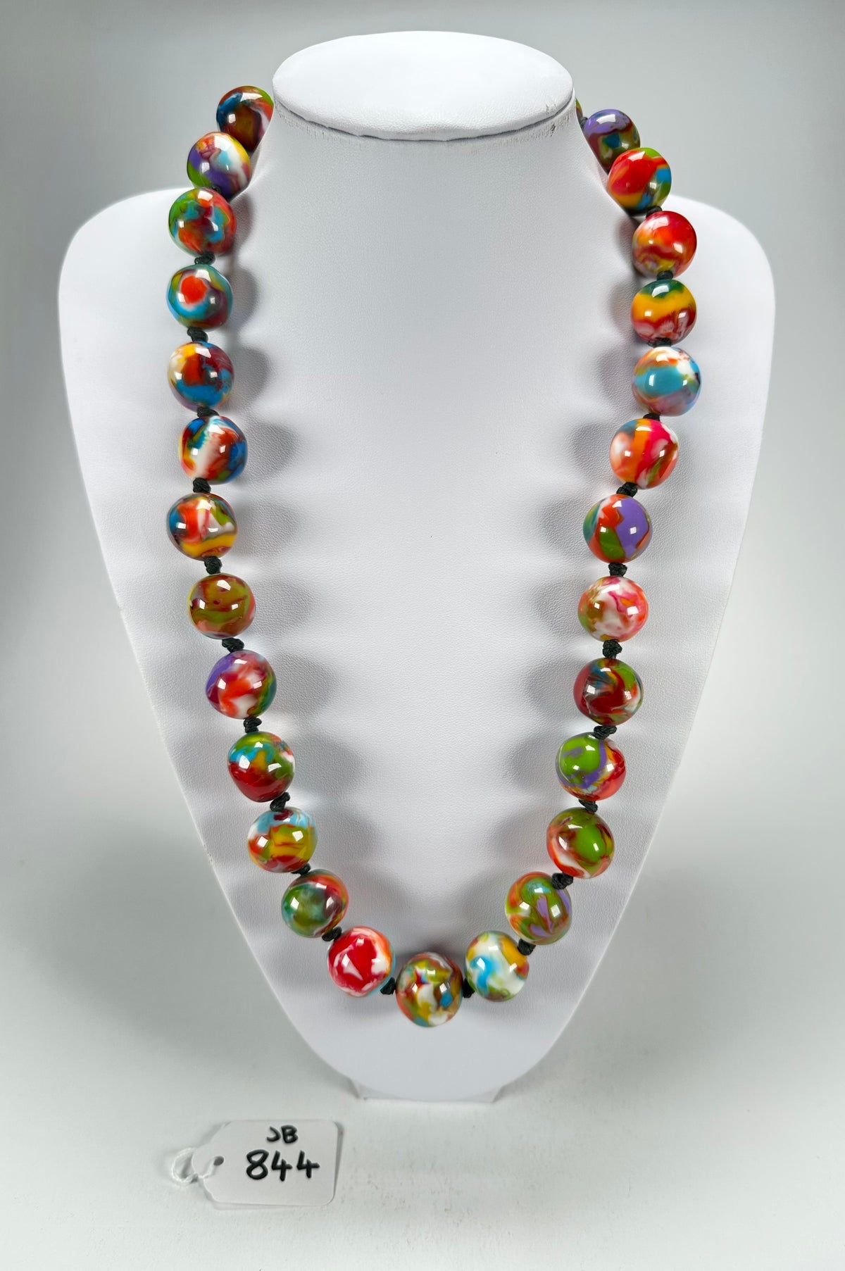 Jackie Brazil "Lola" Kandinsky Medium Spheres 70cm Resin Necklace ( N2695 )
