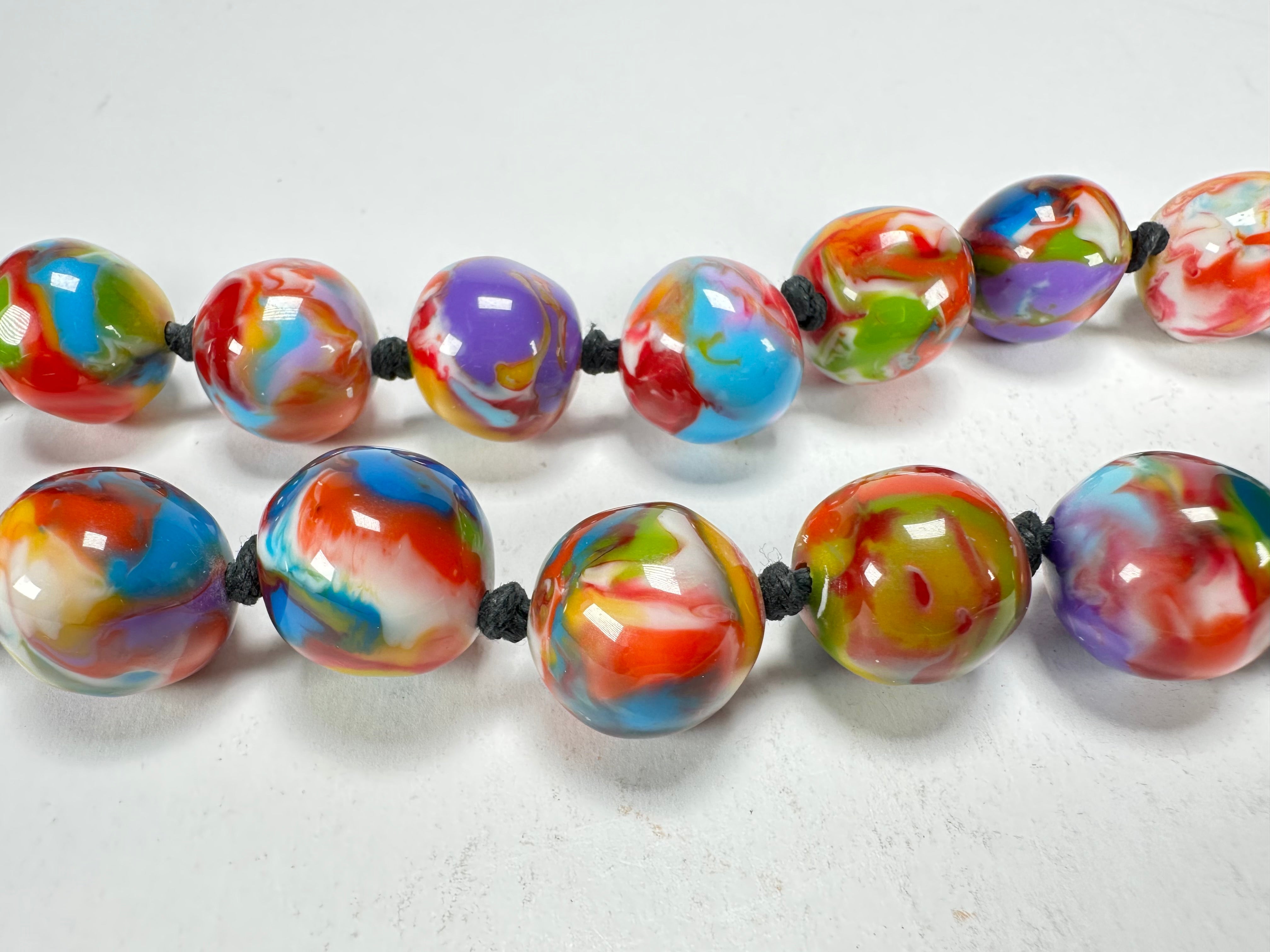 Jackie Brazil "Lola" Kandinsky Medium Spheres 70cm Resin Necklace ( N2695 )