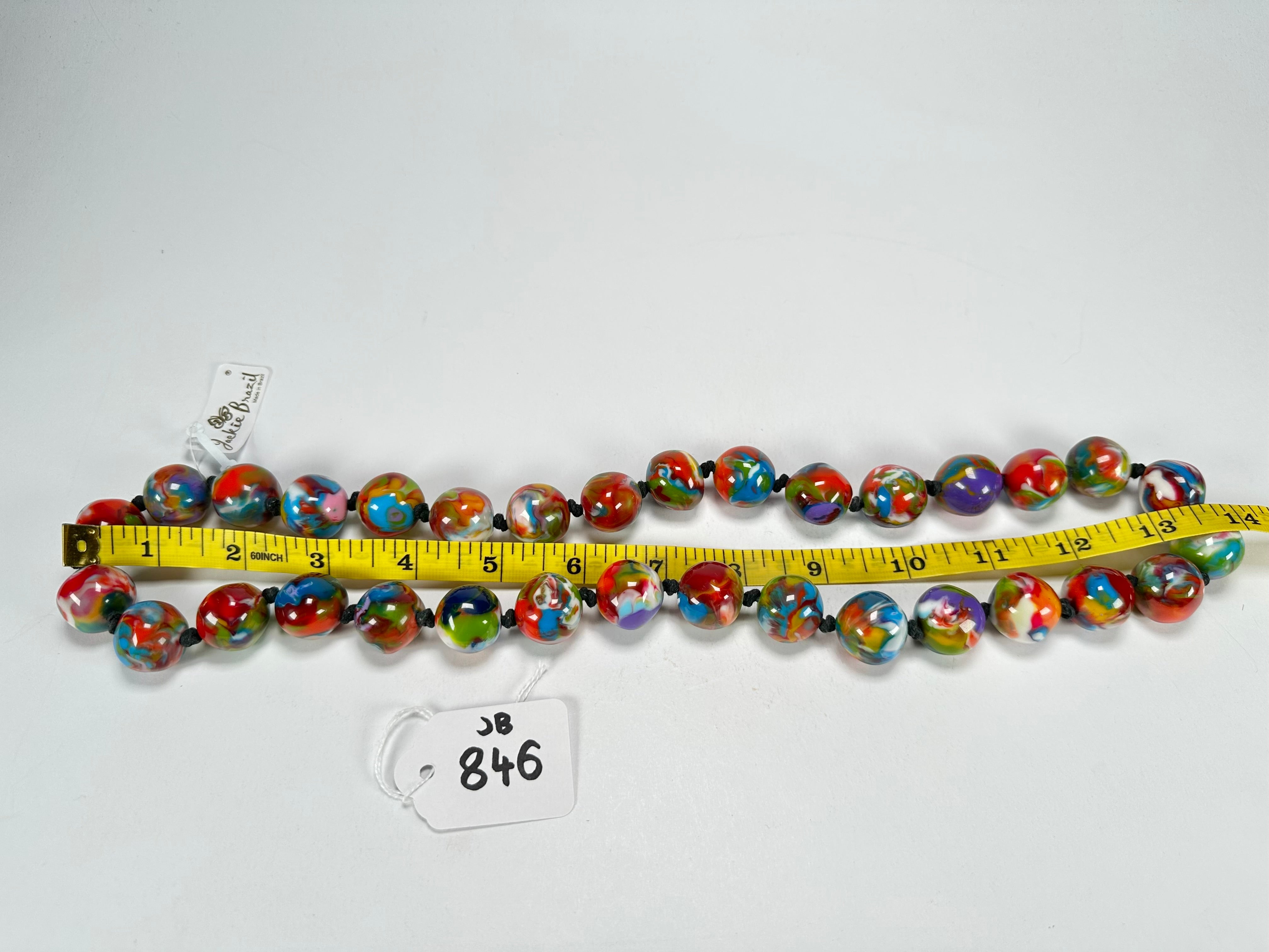 Jackie Brazil "Lola" Kandinsky Medium Spheres 70cm Resin Necklace ( N2695 )