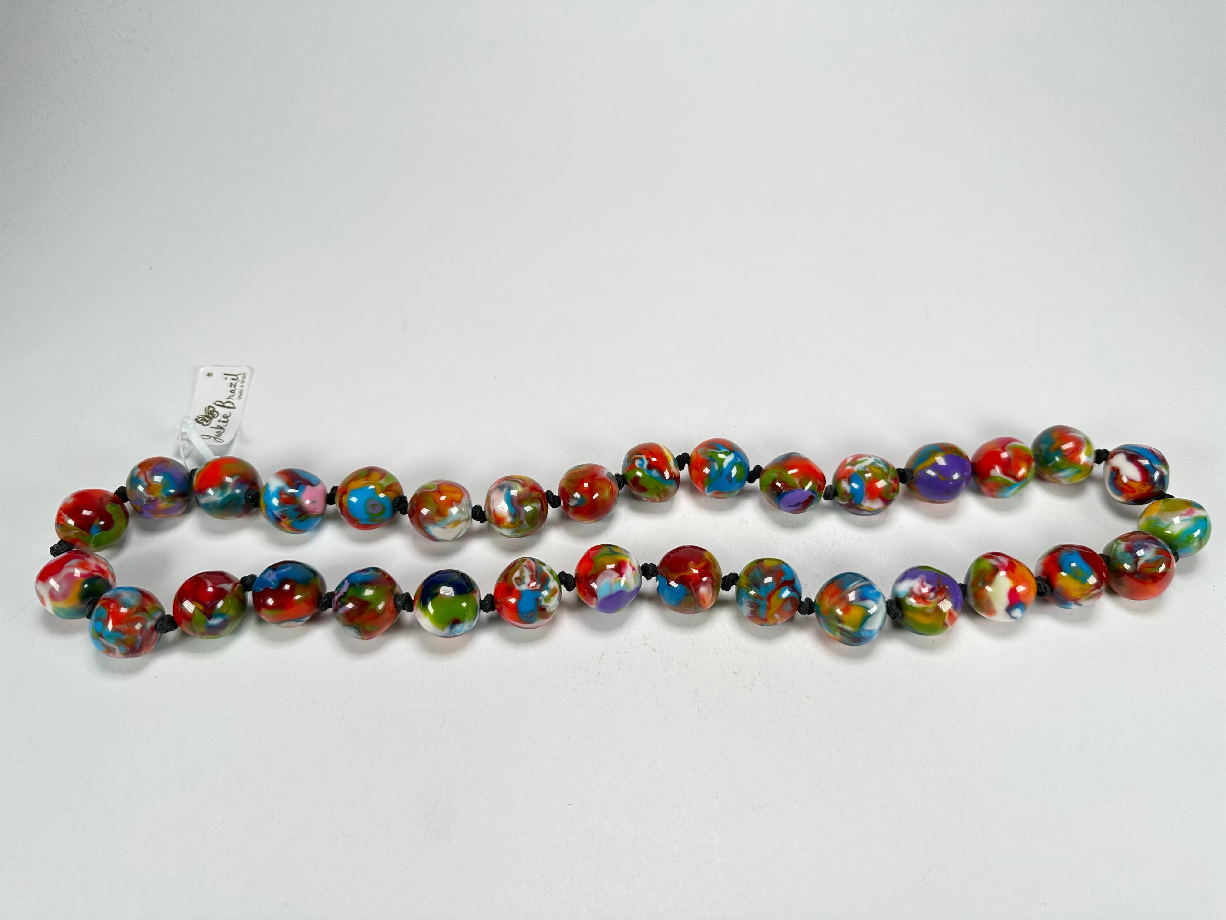 Jackie Brazil "Lola" Kandinsky Medium Spheres 70cm Resin Necklace ( N2695 )