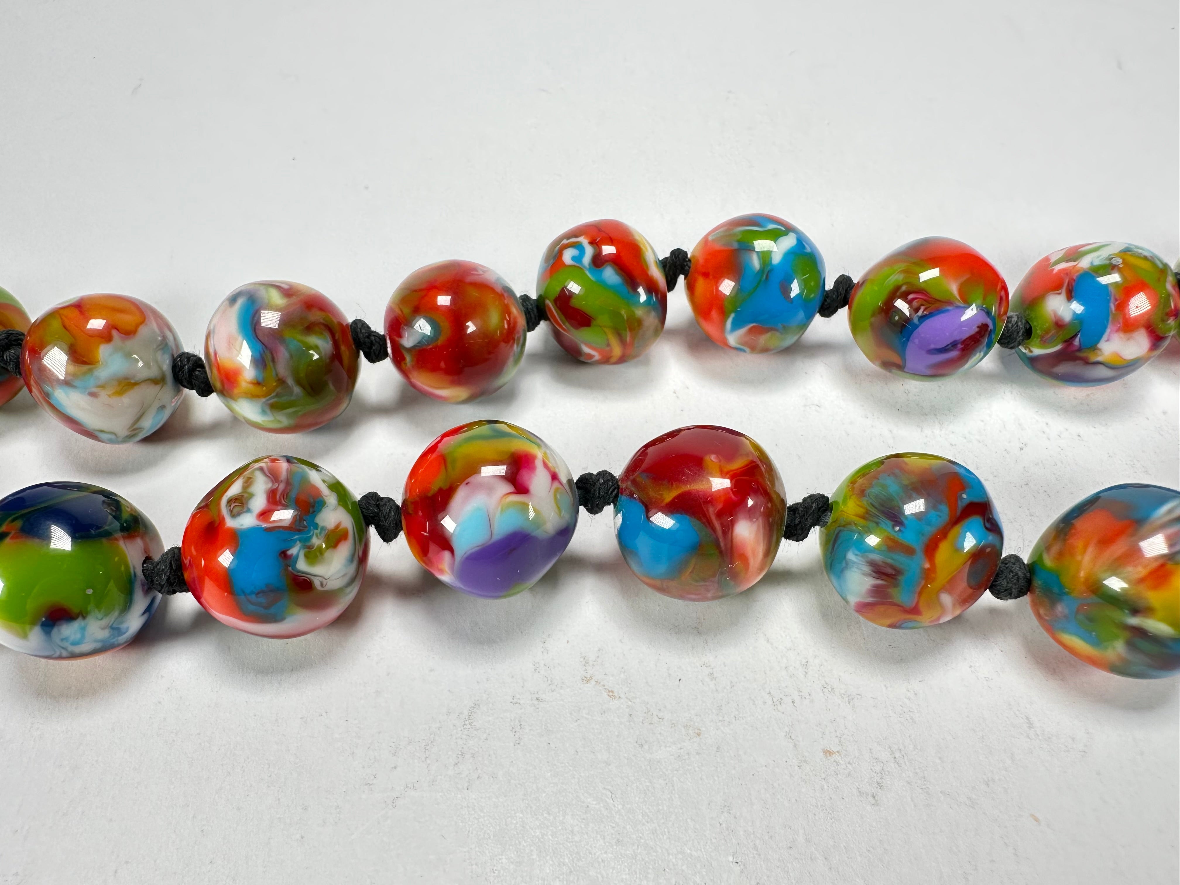 Jackie Brazil "Lola" Kandinsky Medium Spheres 70cm Resin Necklace ( N2695 )