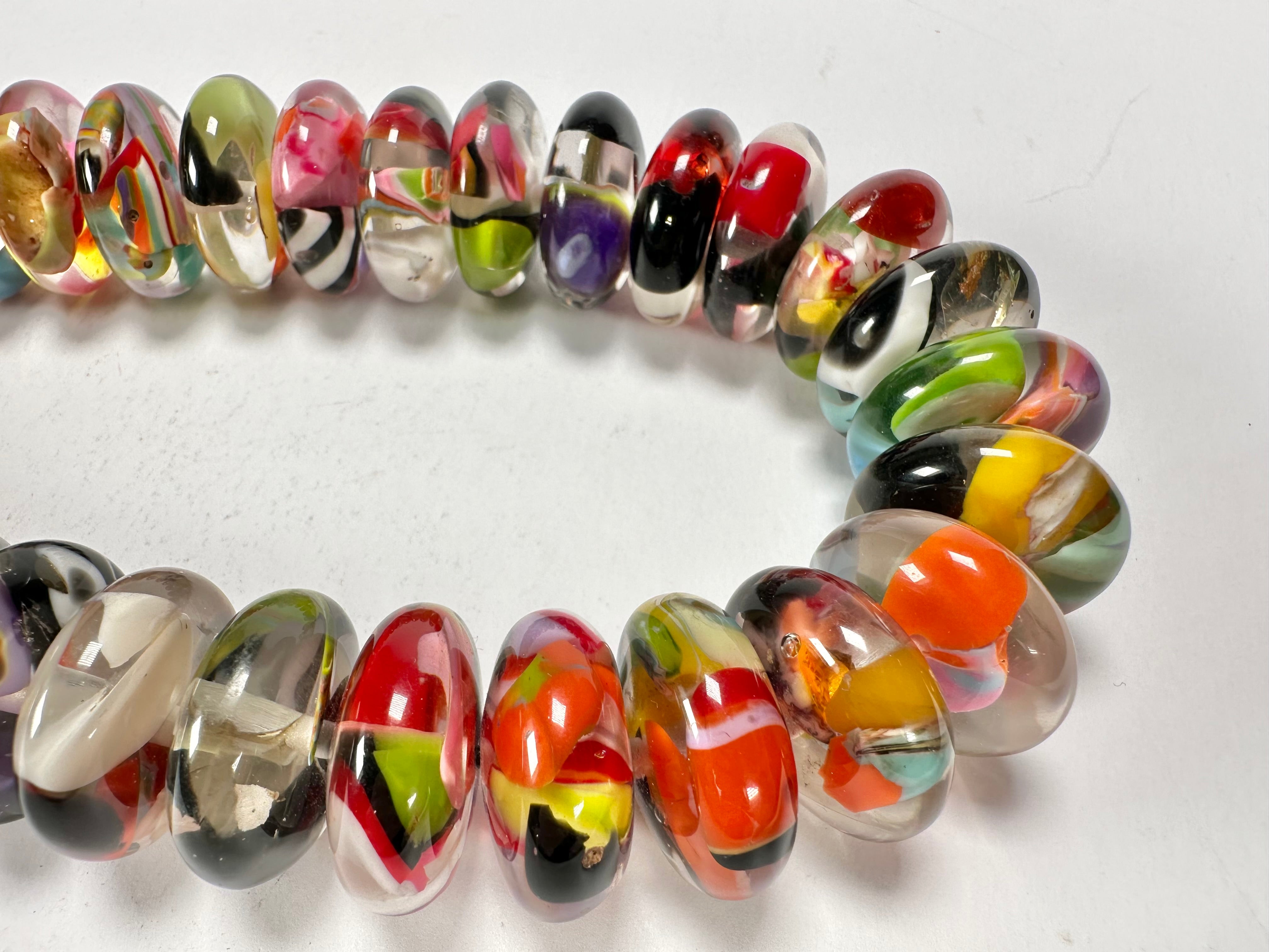 Jackie Brazil "Ana" Cascade Resin Wheels 50cm Necklace ( N0042 )