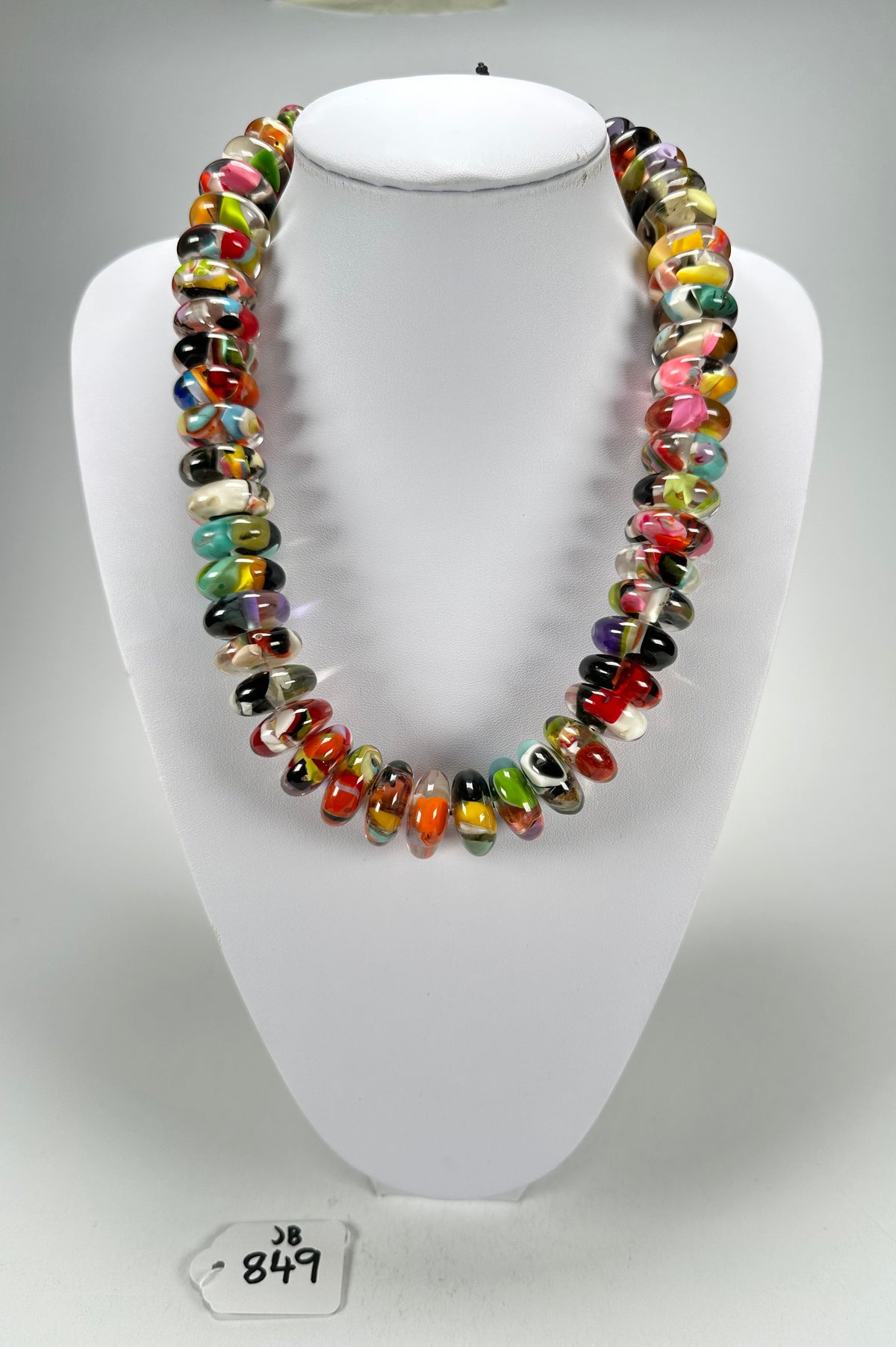 Jackie Brazil "Ana" Cascade Resin Wheels 50cm Necklace ( N0042 )