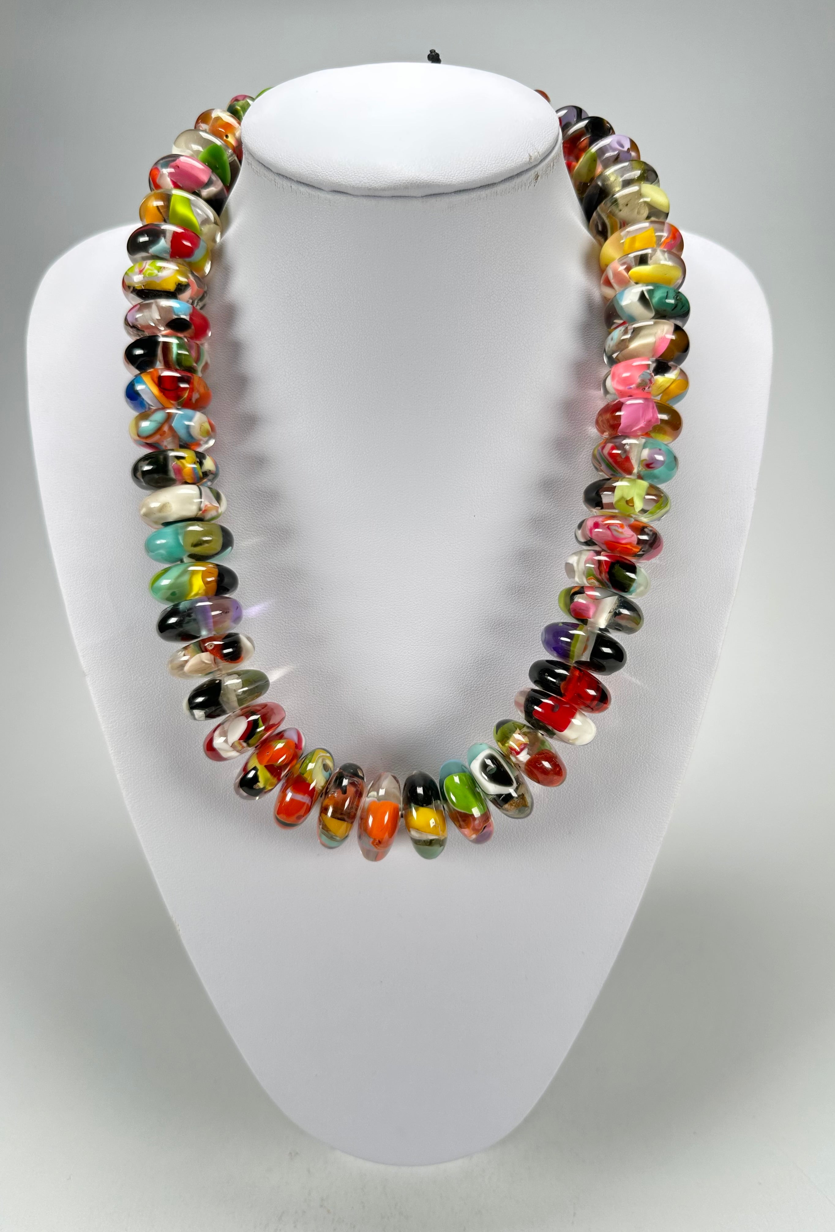 Jackie Brazil "Ana" Cascade Resin Wheels 50cm Necklace ( N0042 )