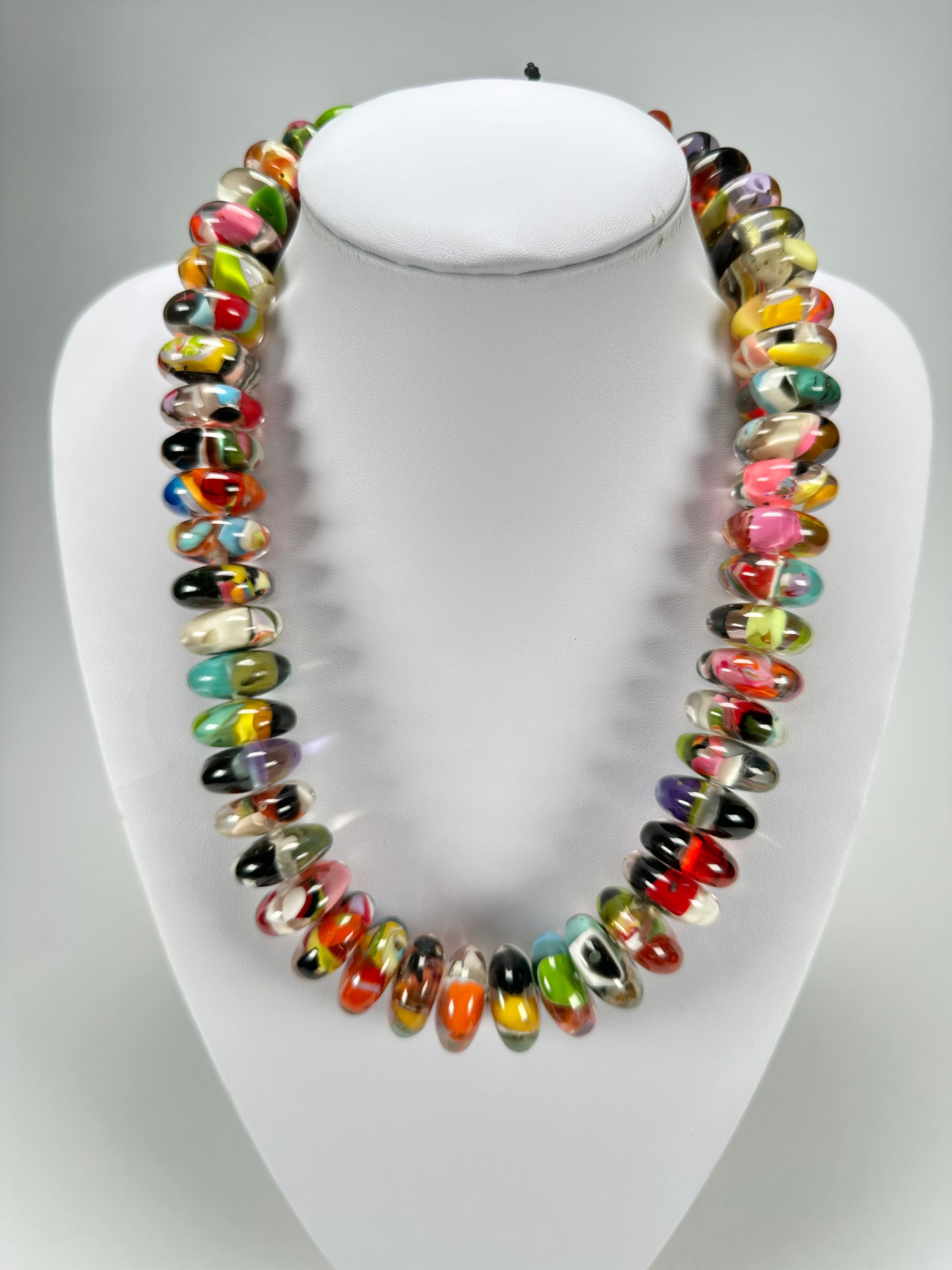 Jackie Brazil "Ana" Cascade Resin Wheels 50cm Necklace ( N0042 )