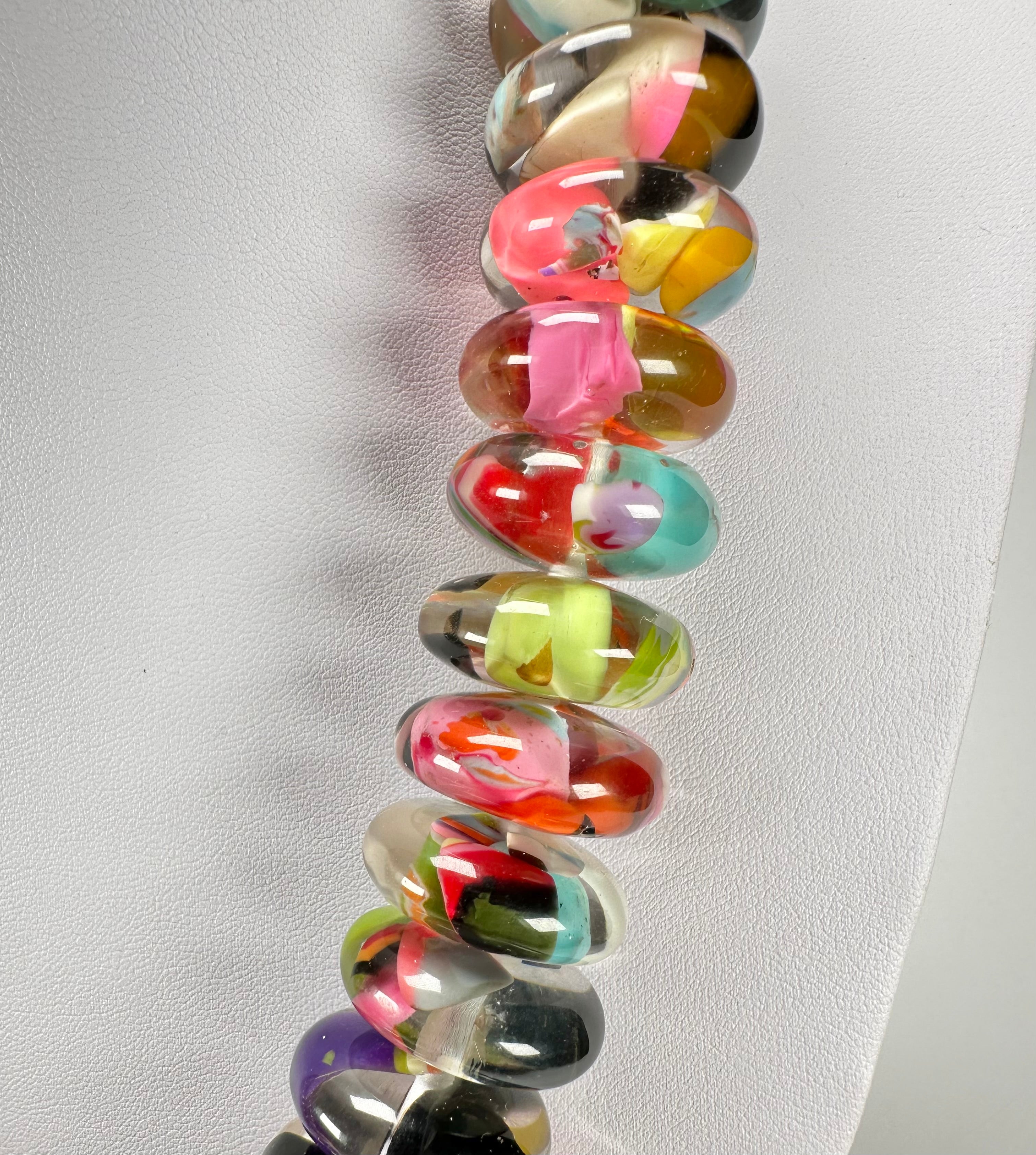 Jackie Brazil "Ana" Cascade Resin Wheels 50cm Necklace ( N0042 )